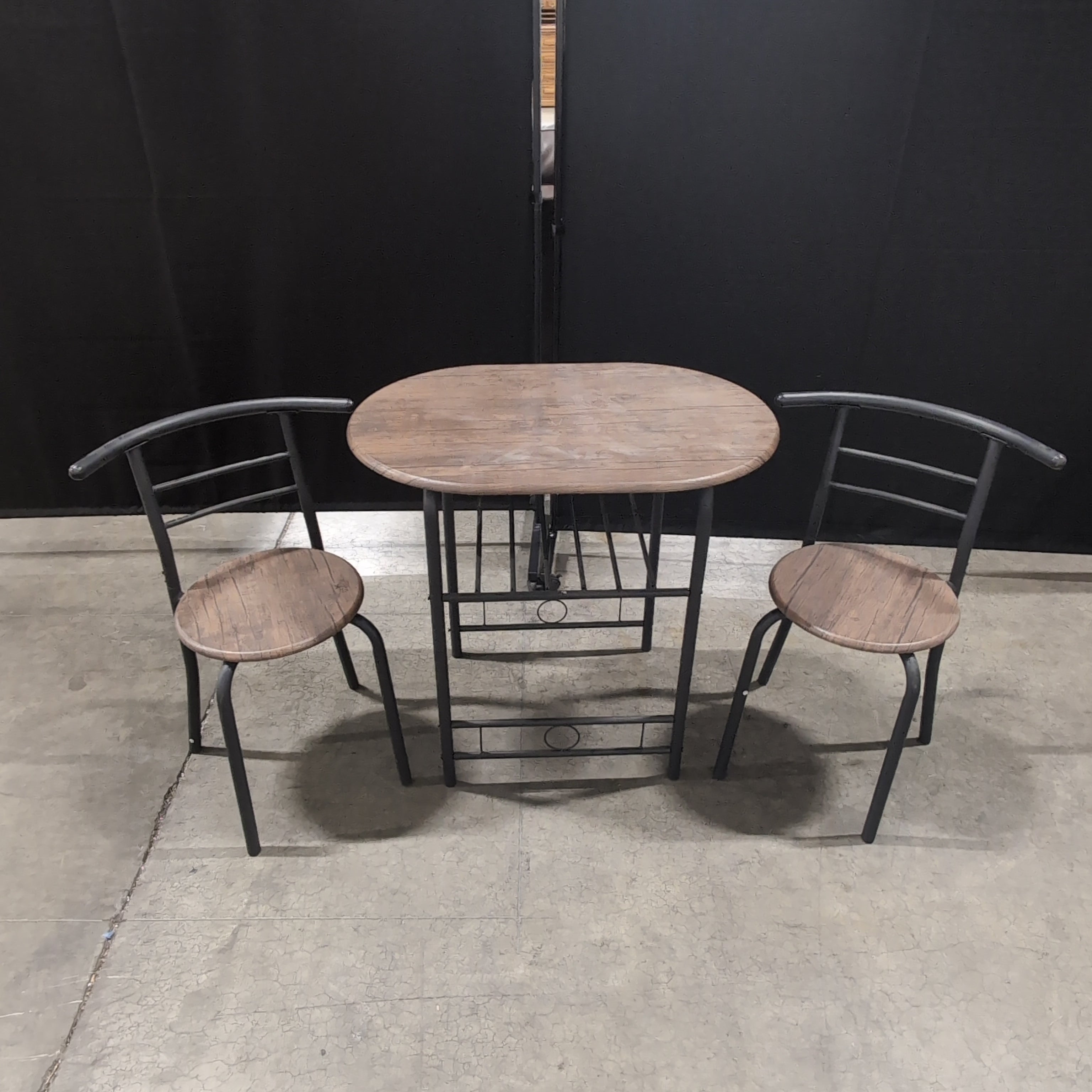 Best Choice Products Compact Wood-Look Dining Table Set