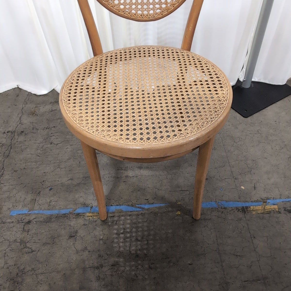 Natural Bentwood Cane Bistro Chair