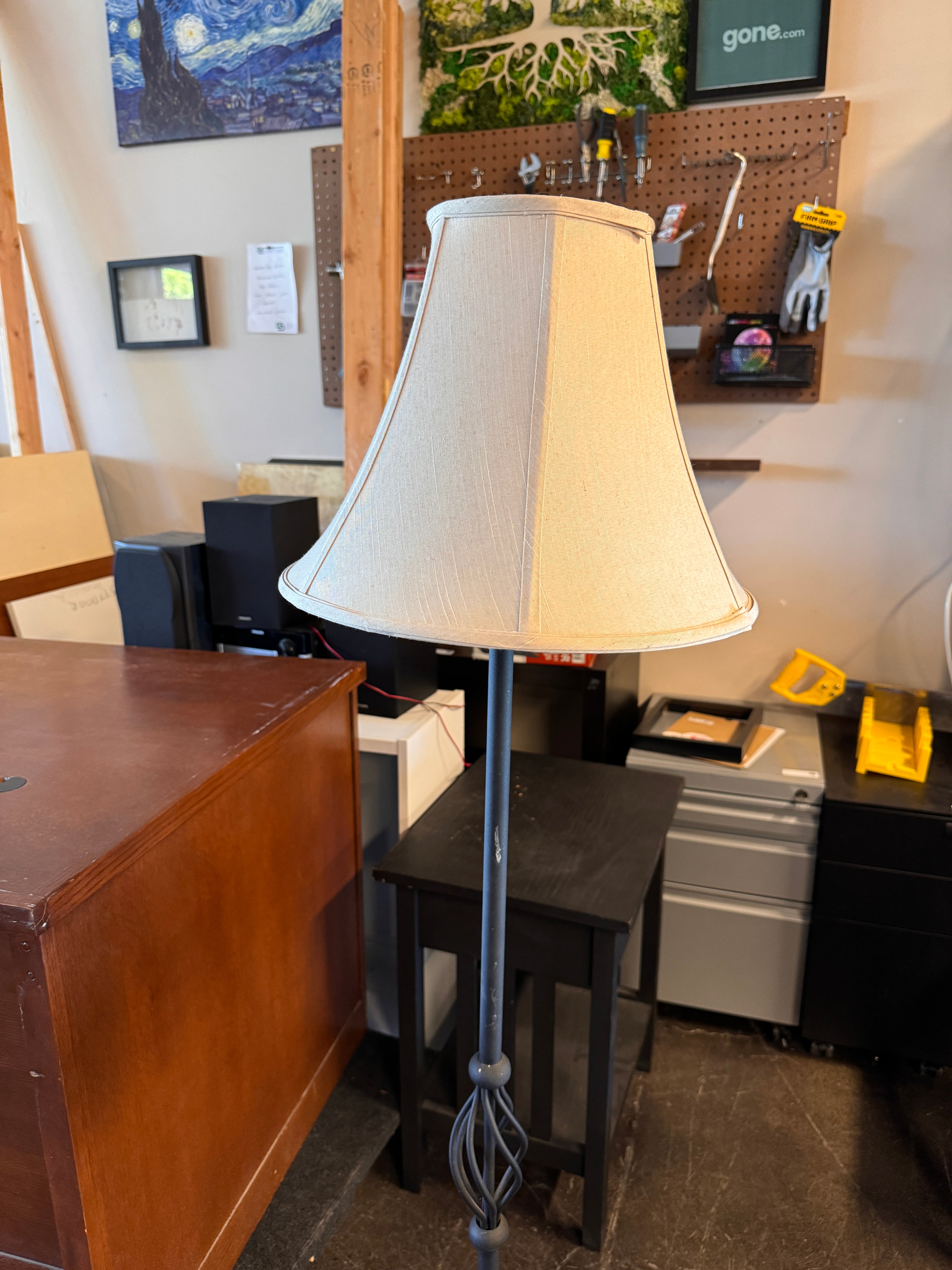 Black Tuscan Table Lamp