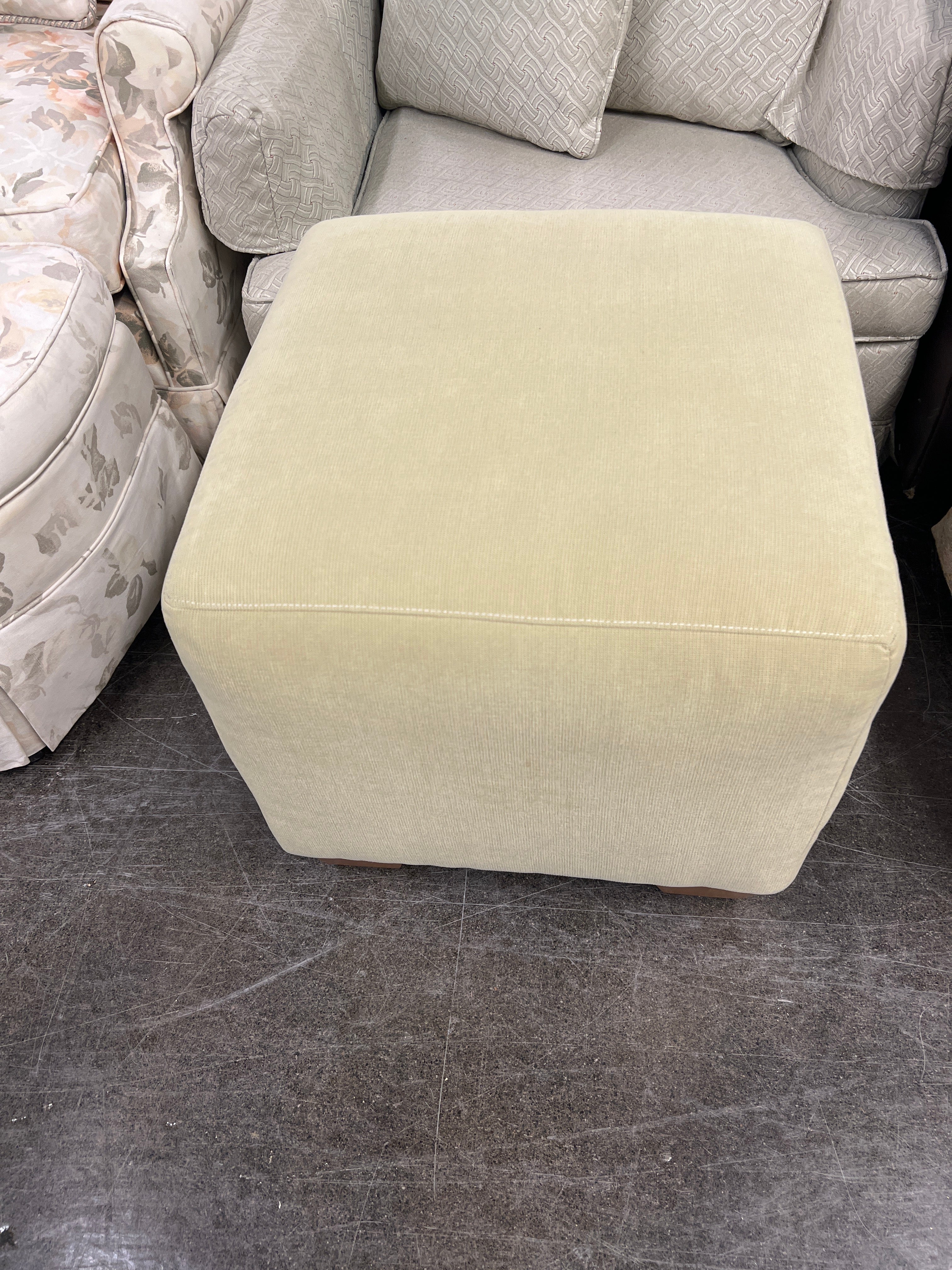 Light Beige Ottoman