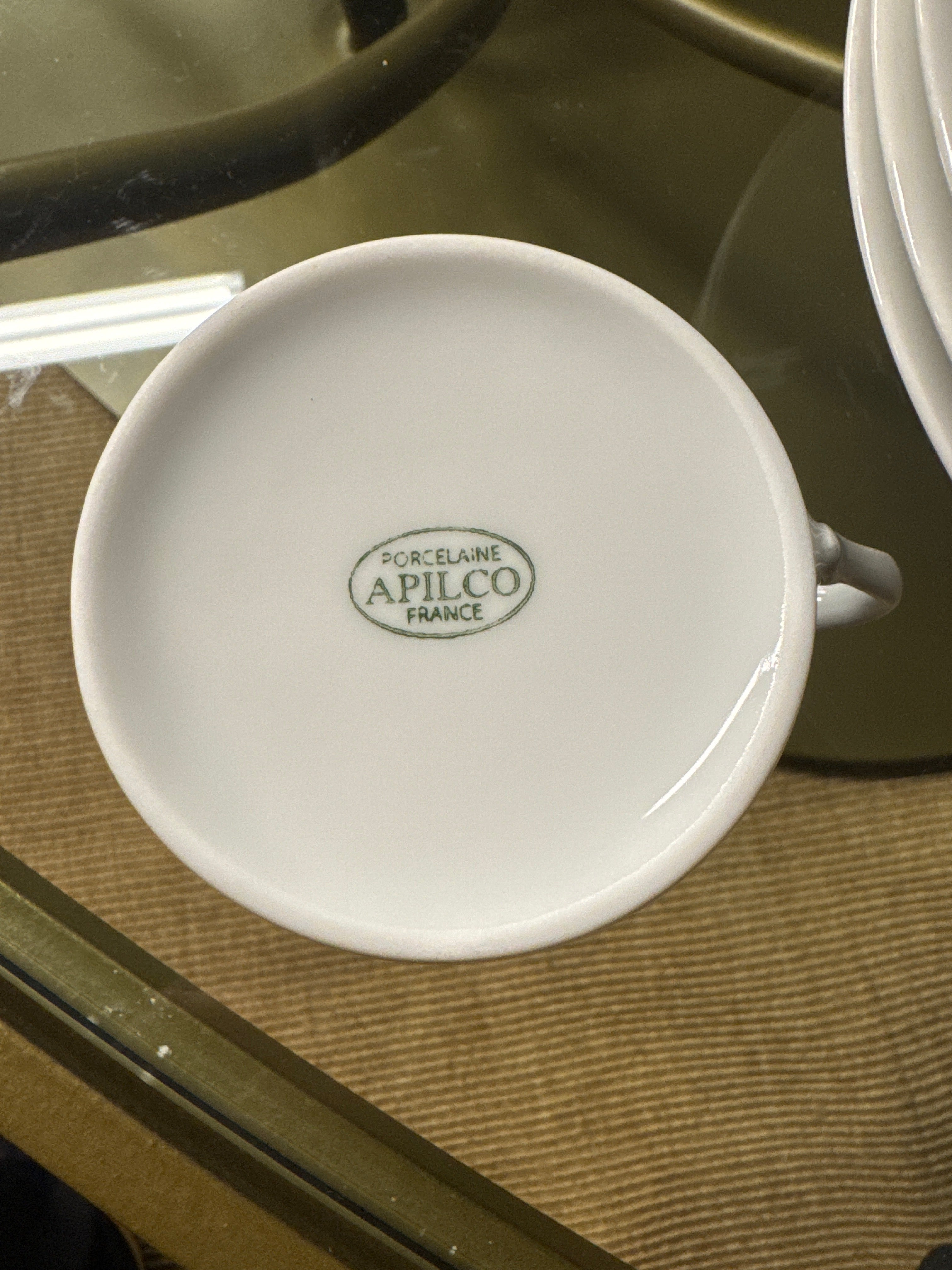 Apilco Tuilleries Porcelain Dinnerware Set, from Williams Sonoma