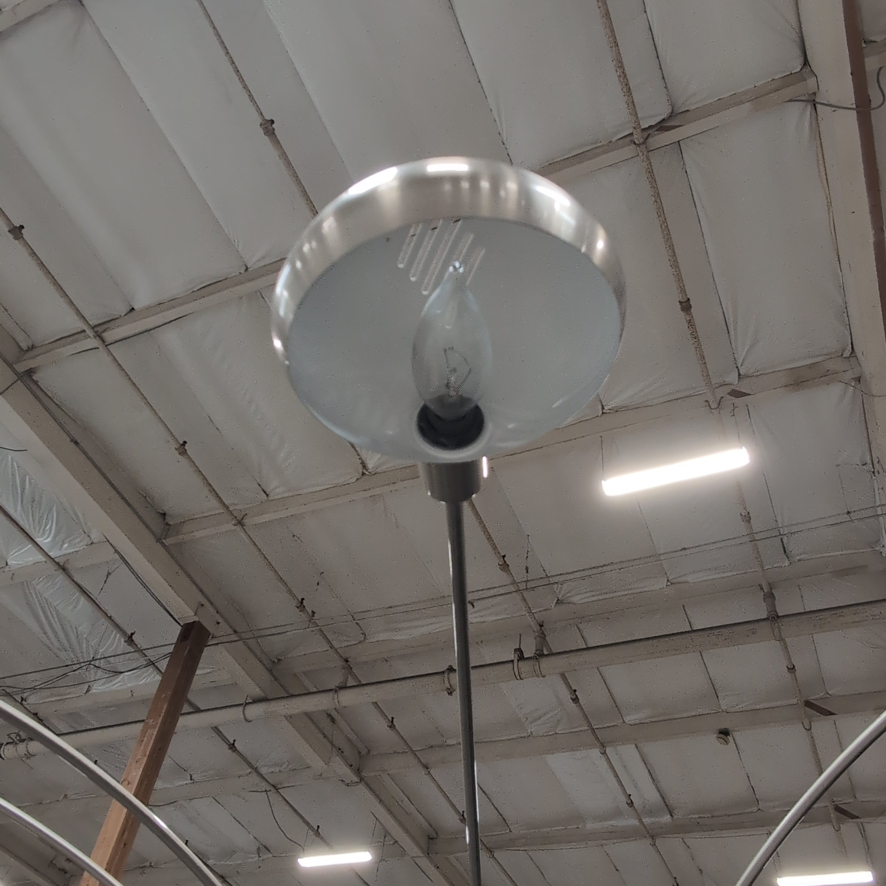 Brushed Nickel Five-Arm Arc Floor Lamp