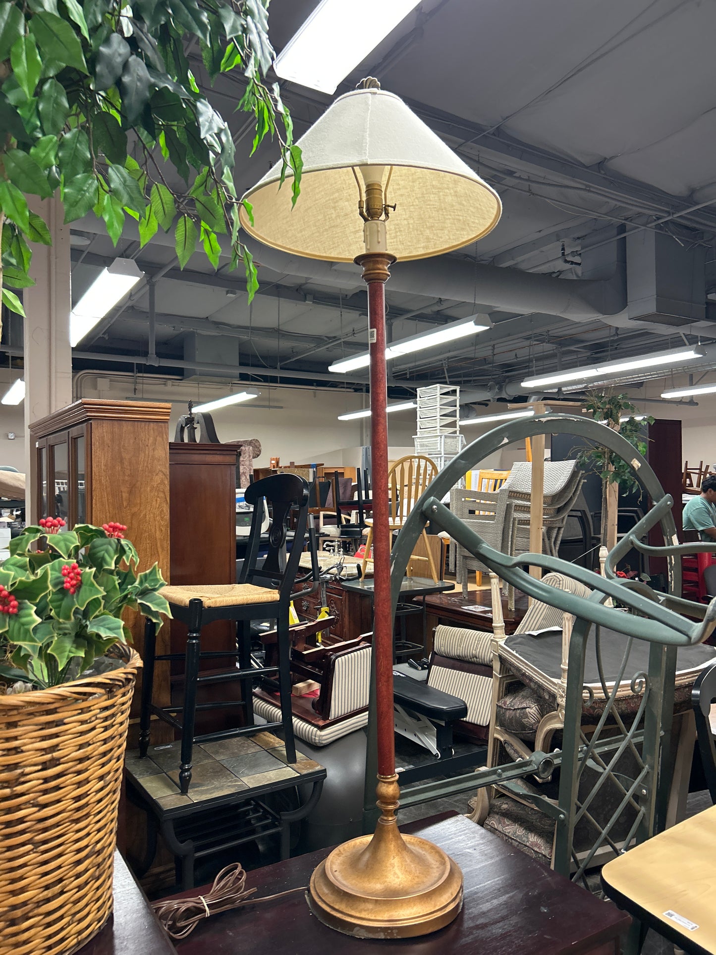 Red Stand Floor Lamp