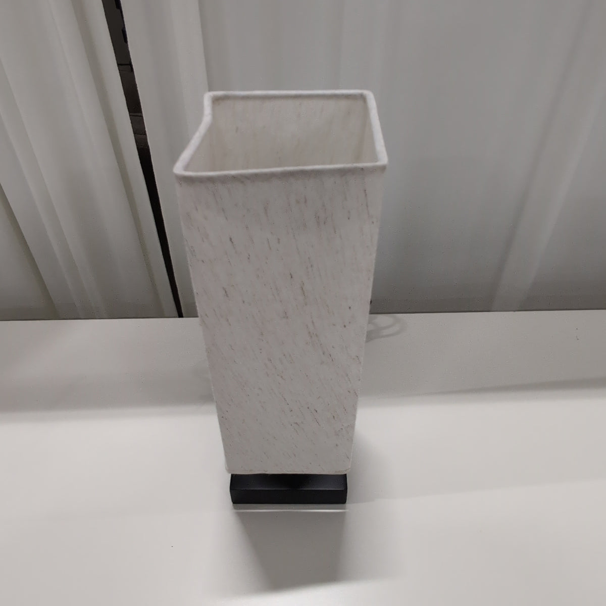 Tall Rectangular Fabric Shade Floor Lamp