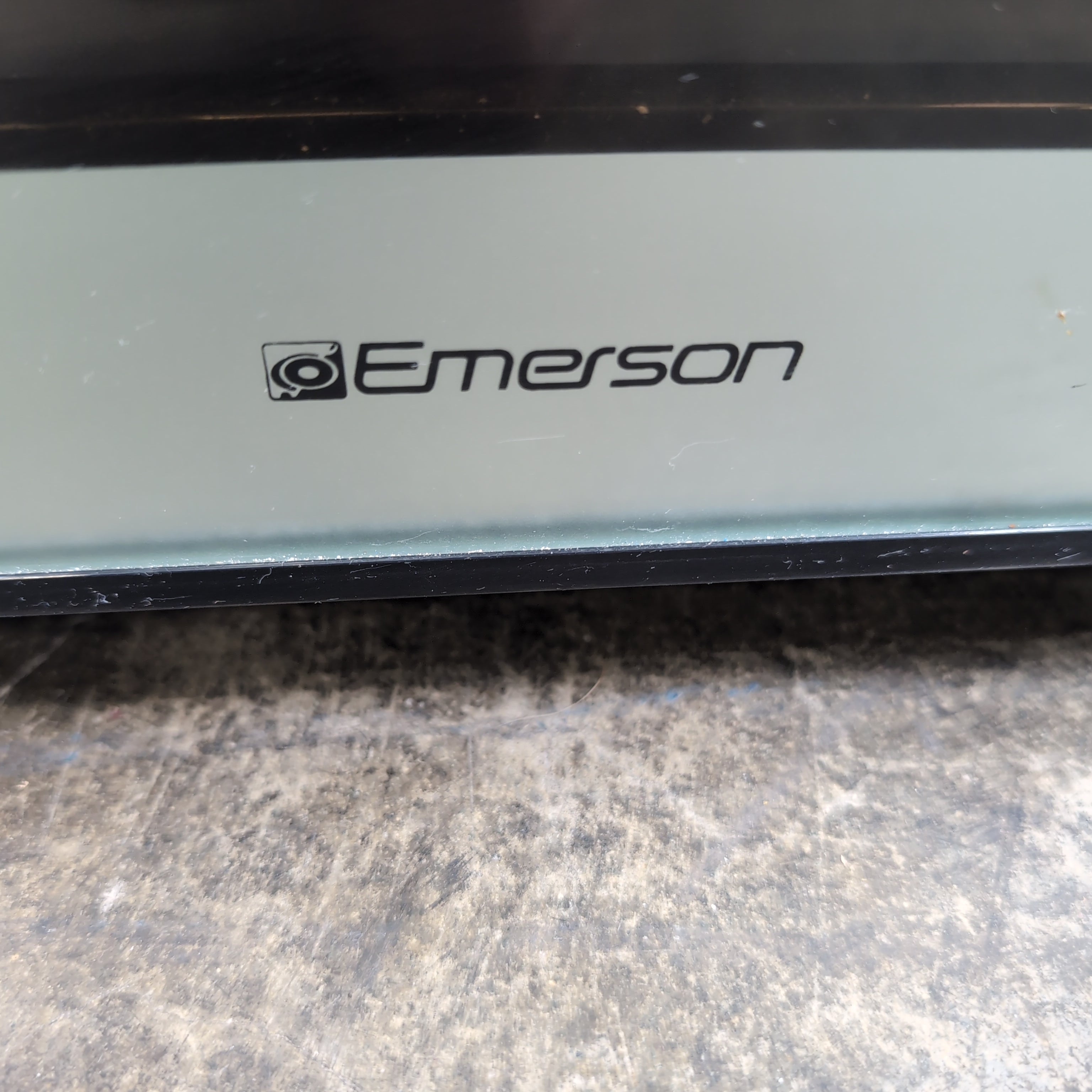 Emerson Compact Black Wine Cooler with Glass Door