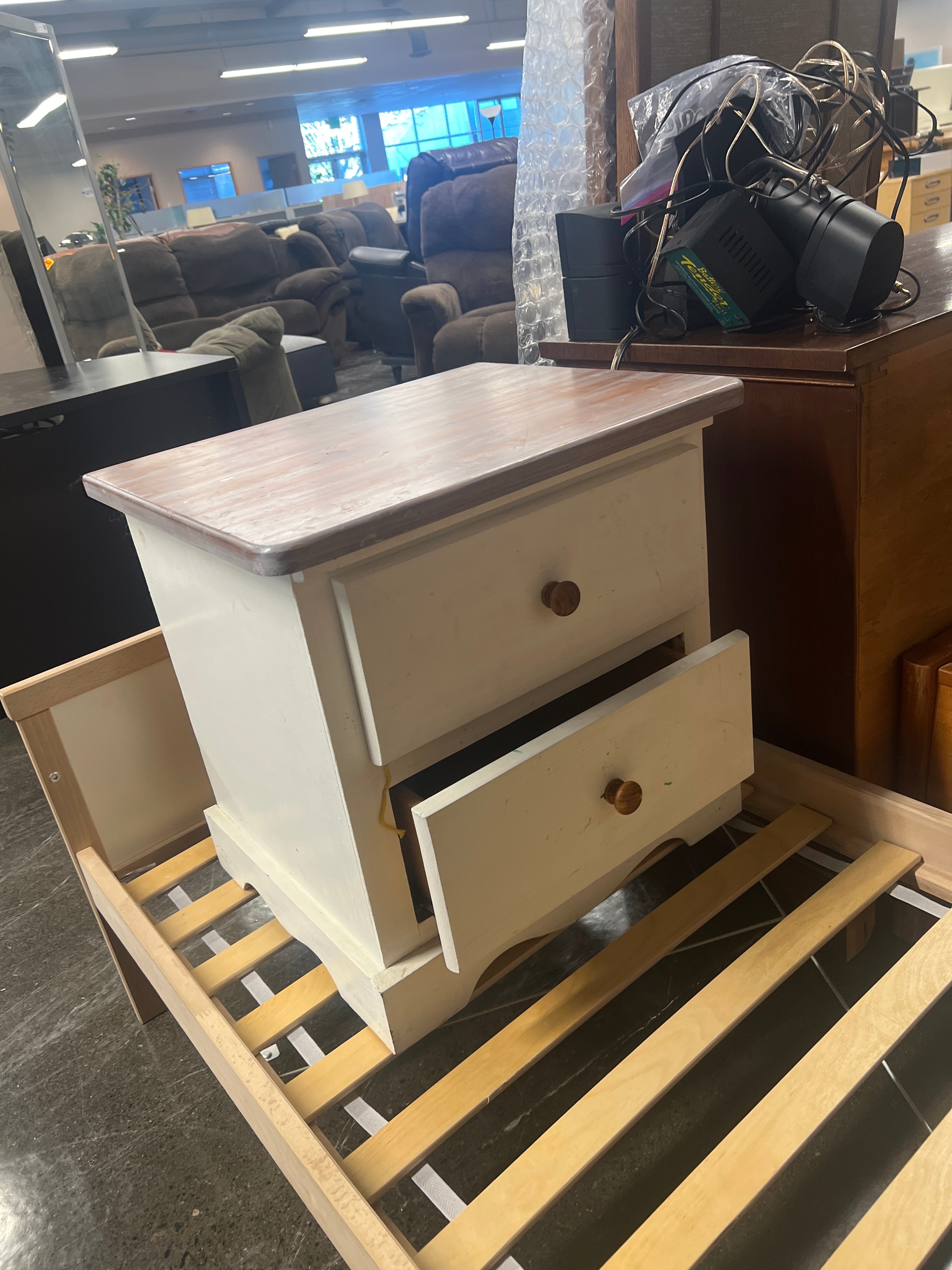 White Washed Night Stand