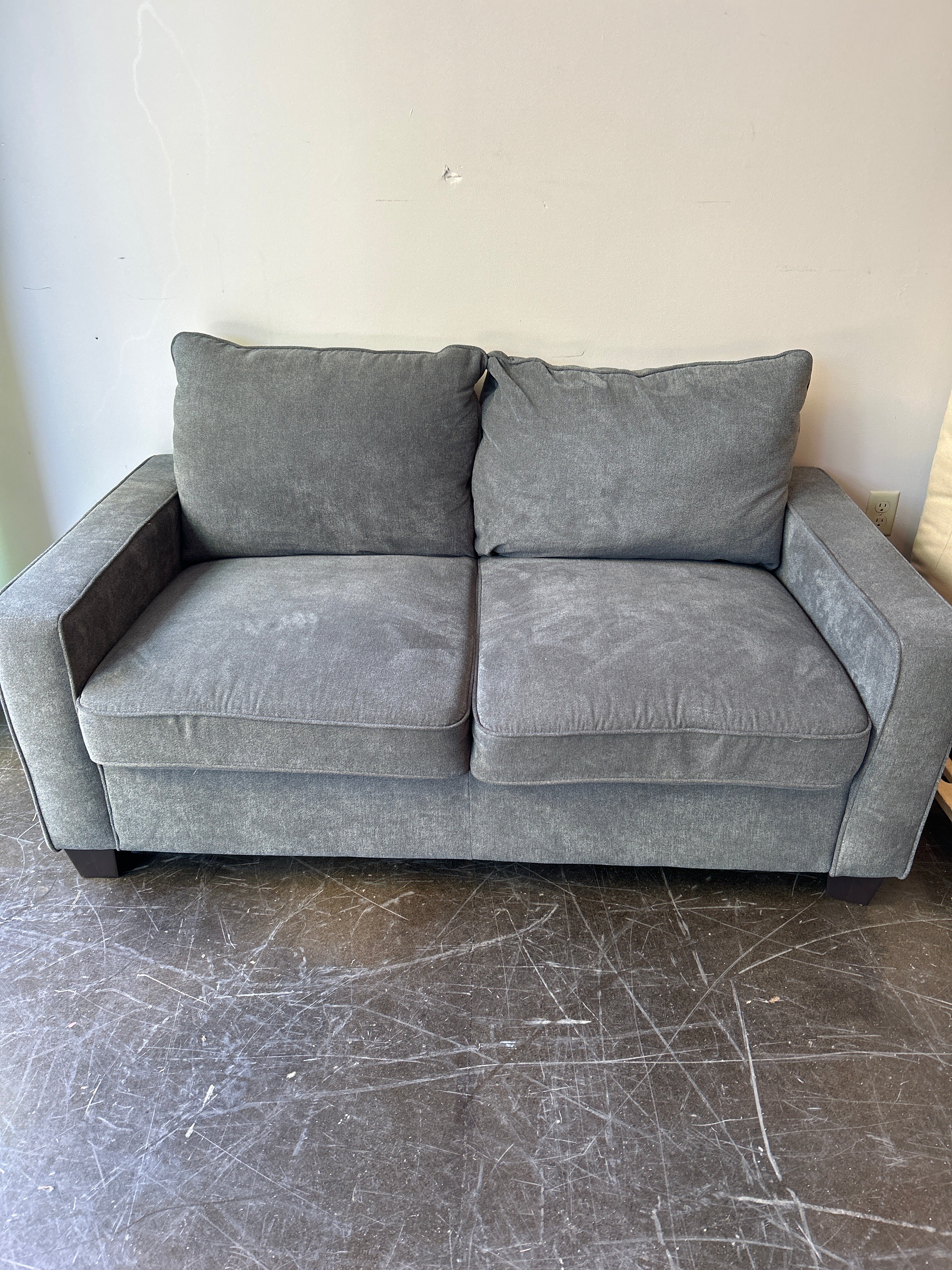 Gray Love Seat