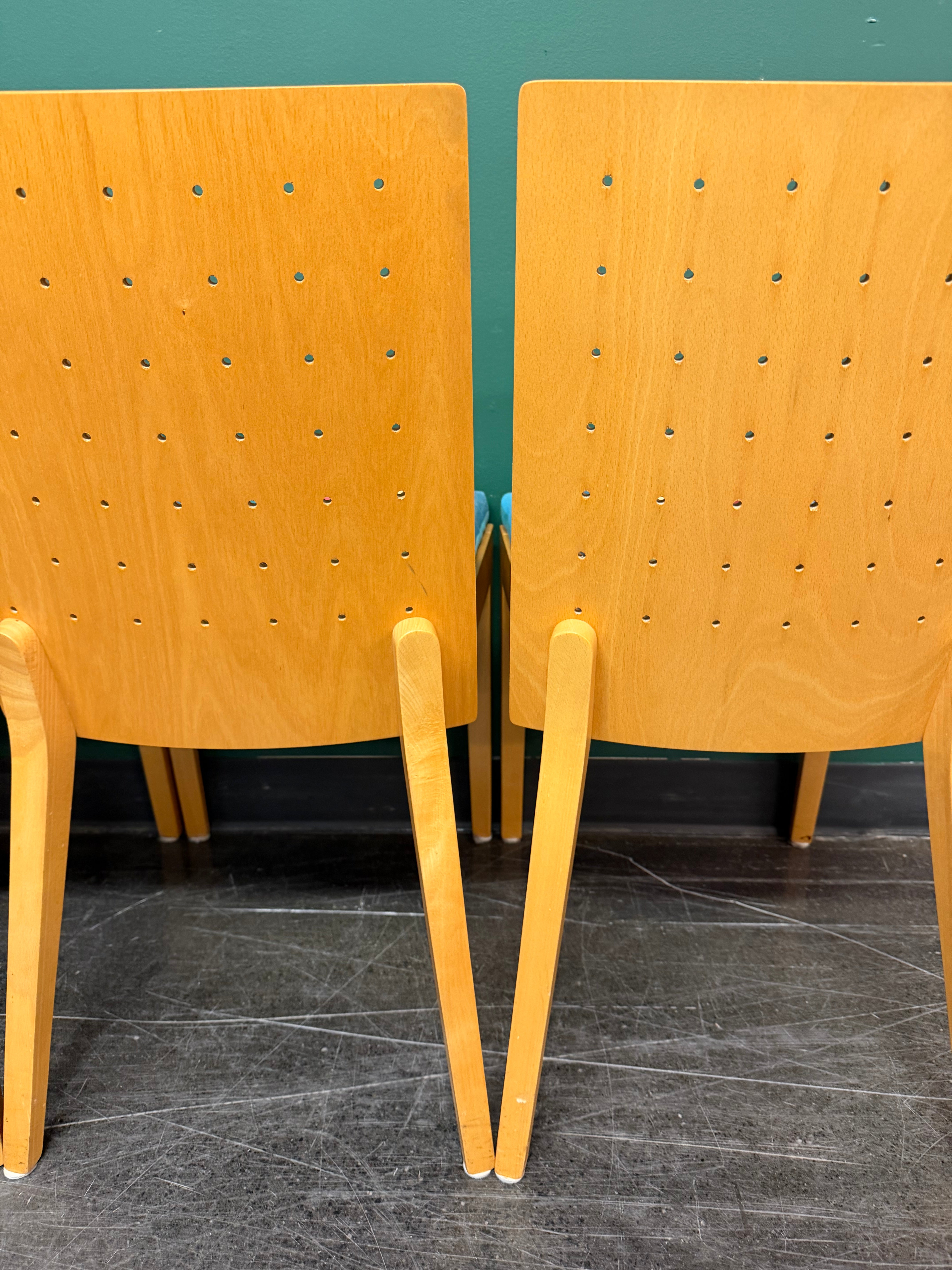 Set of Four (4) - Mid Century Modern Dining Room Chairs by IMS SRL (Made in Italy) in Good Condition