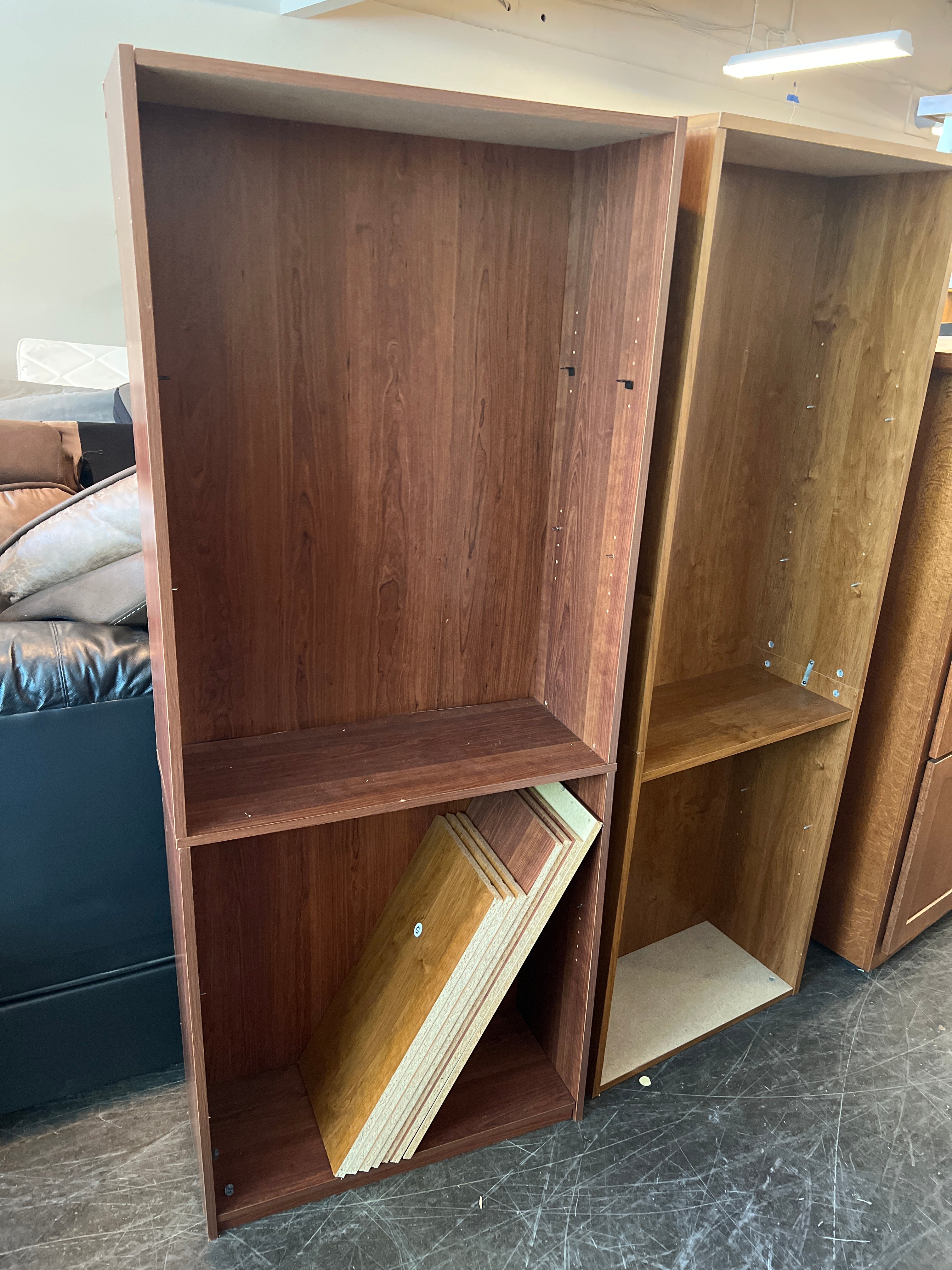 Dark Brown Bookshelf