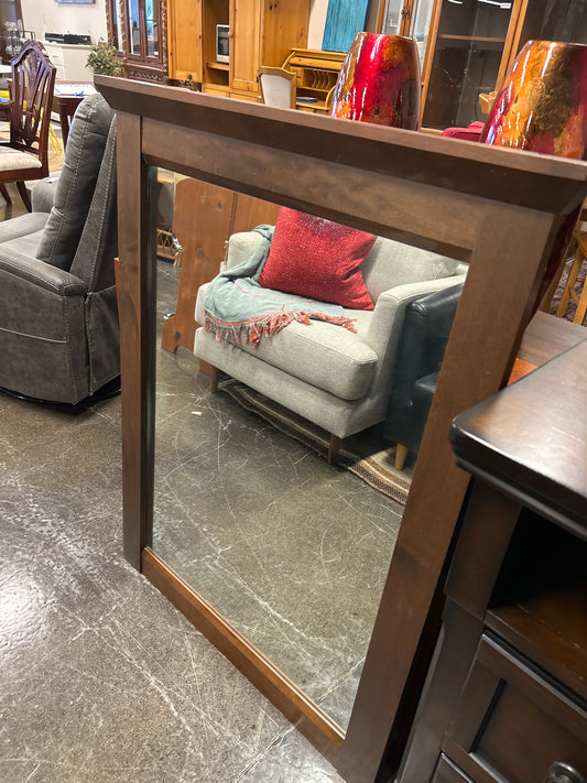 Wooden Farmstyle Mirror