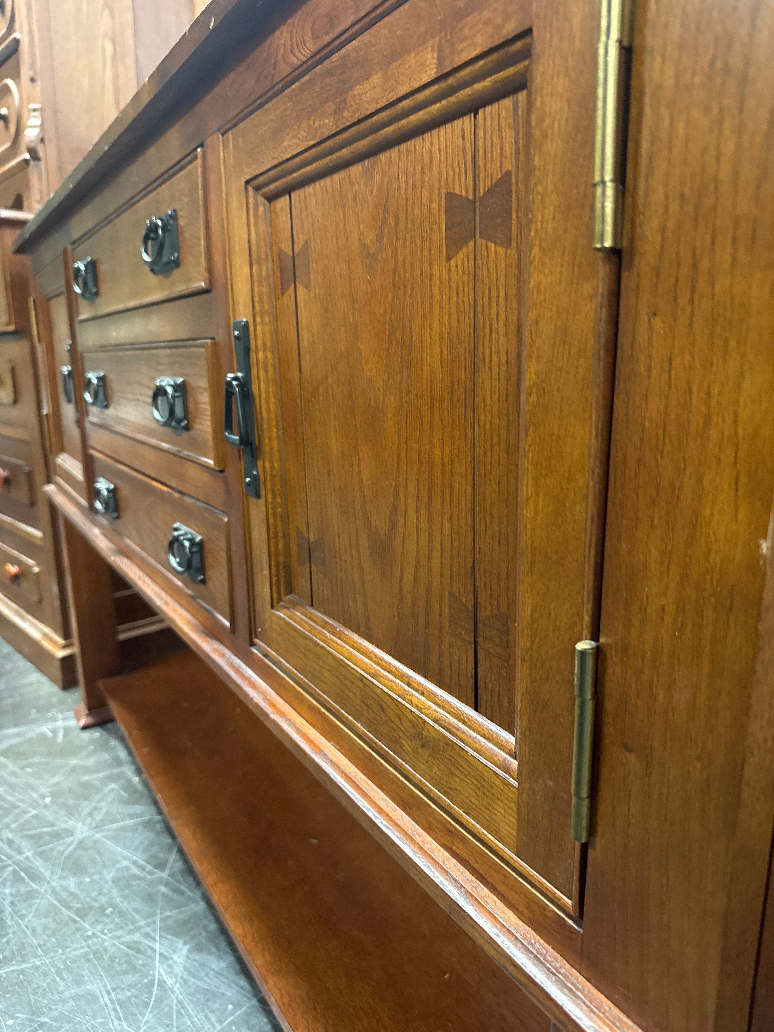 Rustic Hardwood Server