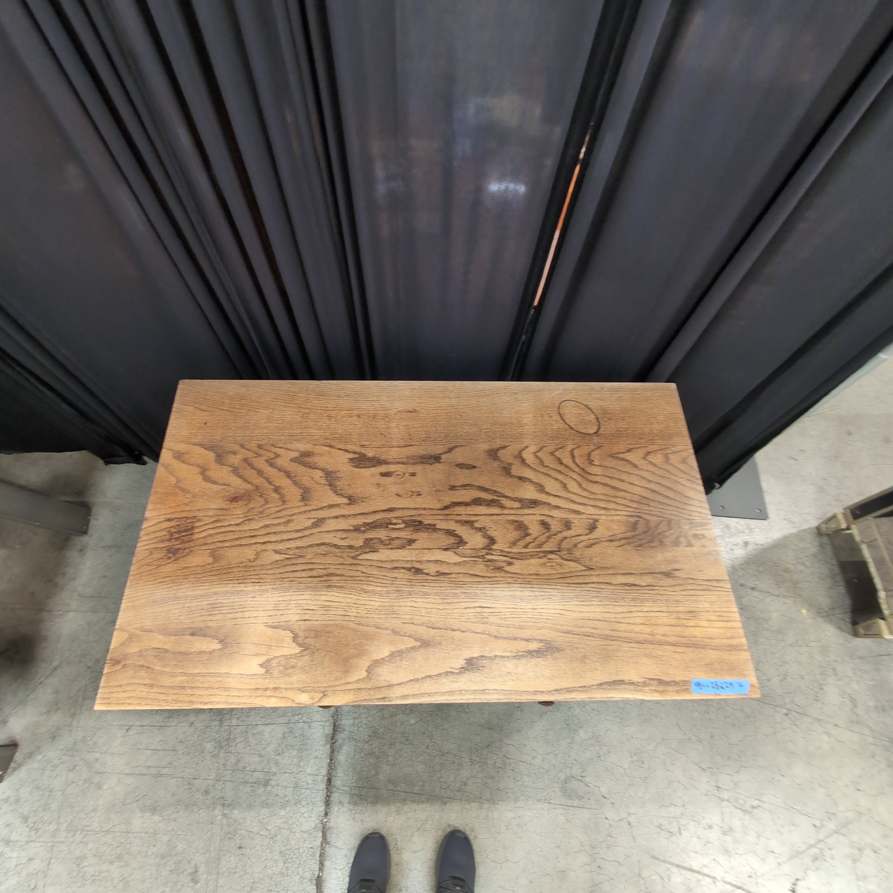 Arts and Crafts Style Wood Desk with Two Drawers