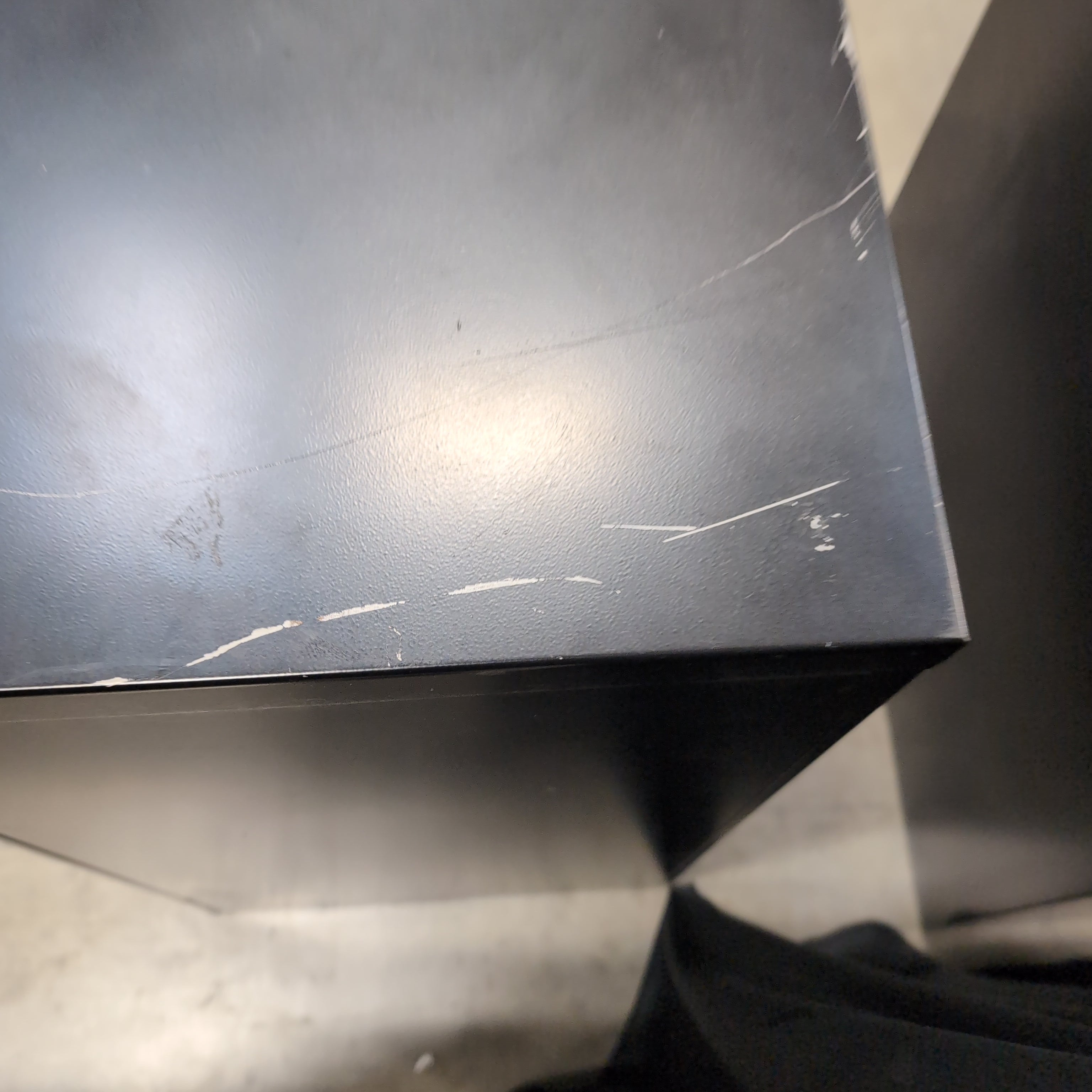 HON Black Two-Drawer Filing Cabinet in Metal