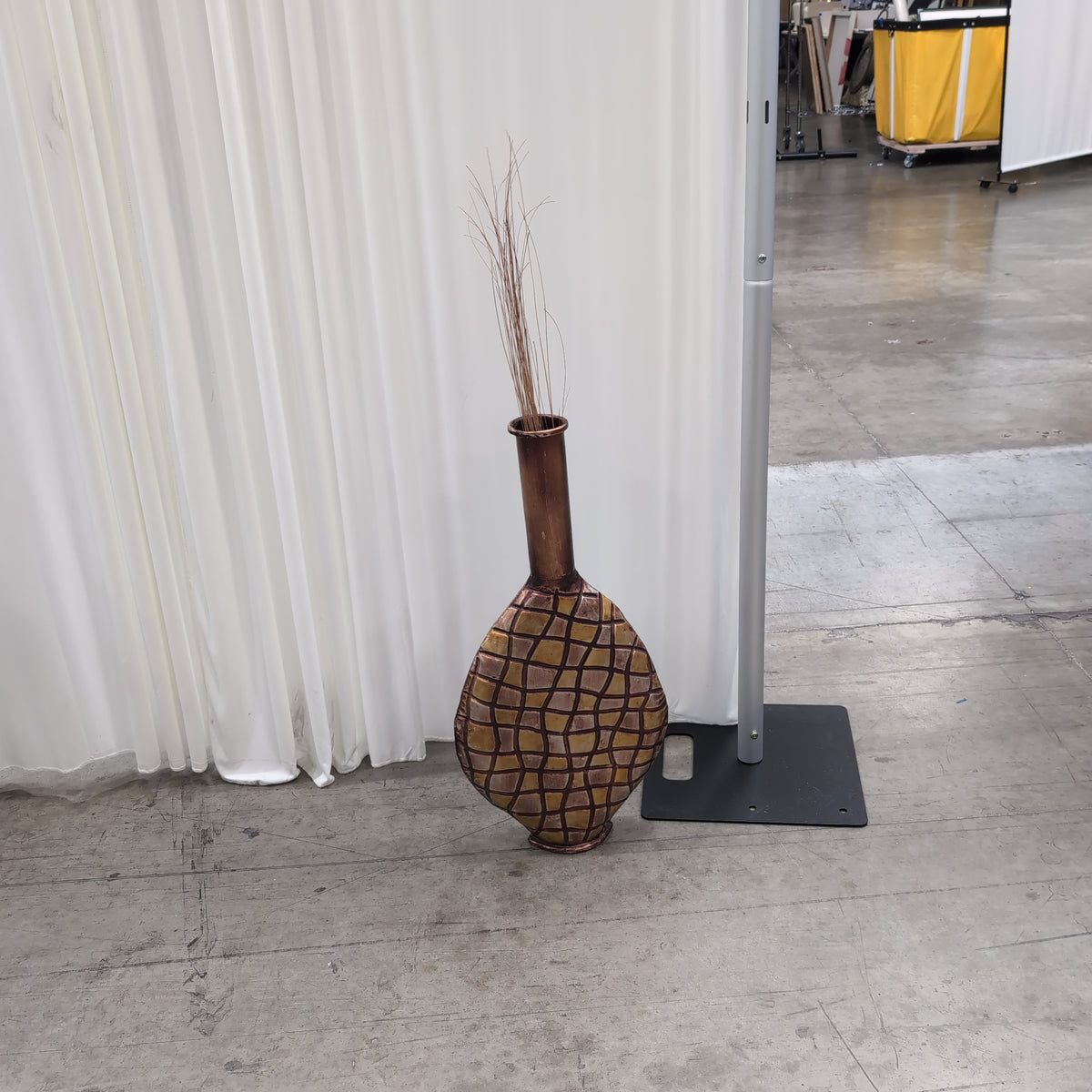 Brass Colored Pineapple Vase