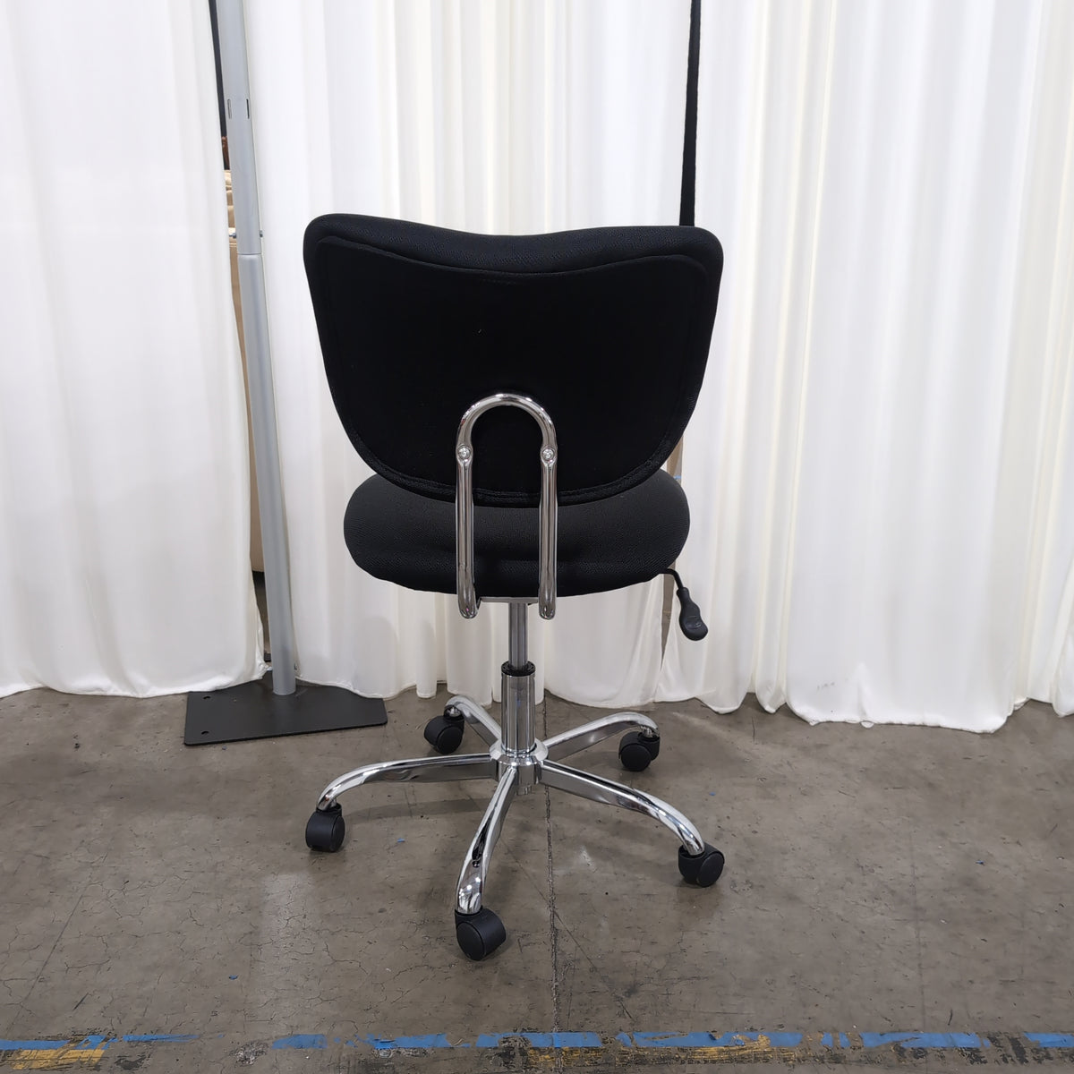 Black Ergonomic Kneeling Chair with Adjustable Frame