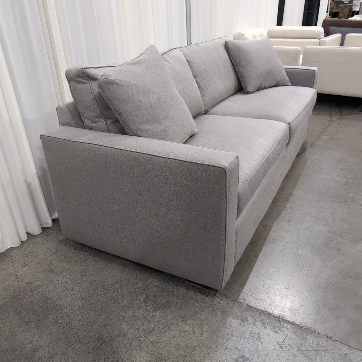 Contemporary Light Tan Fabric Couch