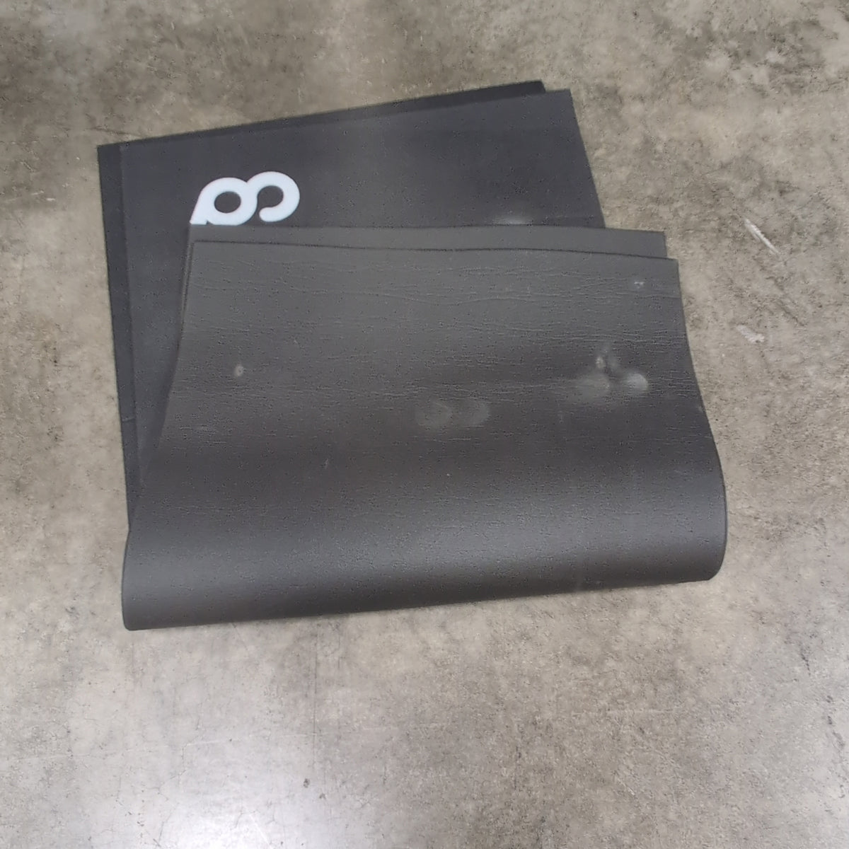 Dark Grey Exercise Mat with co Logo