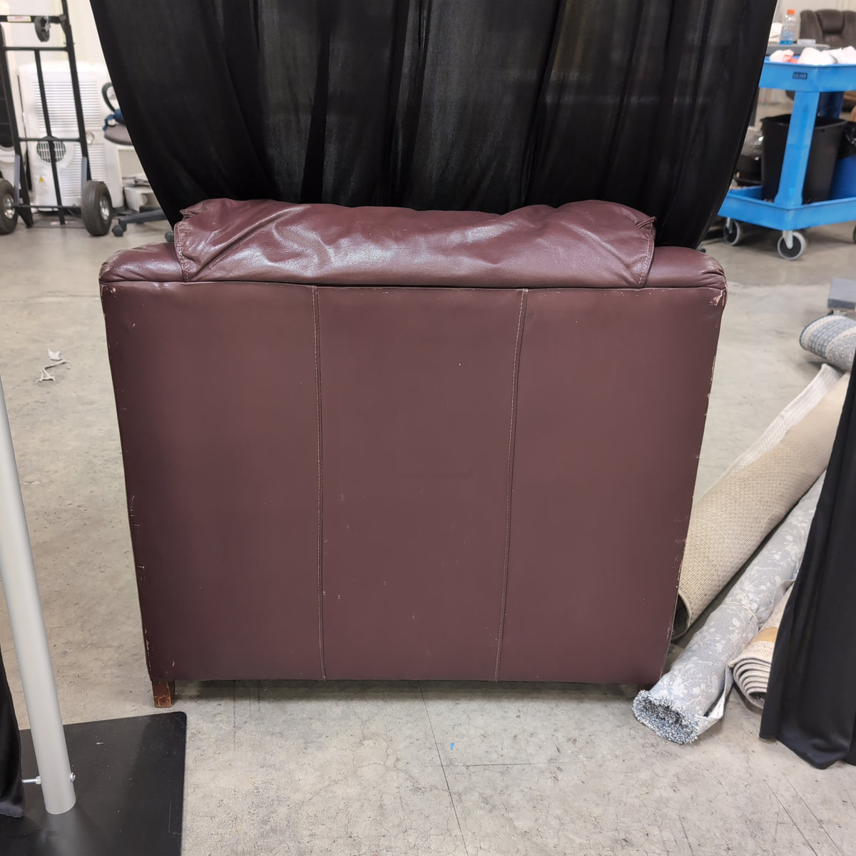 Plush Brown Leather Recliner