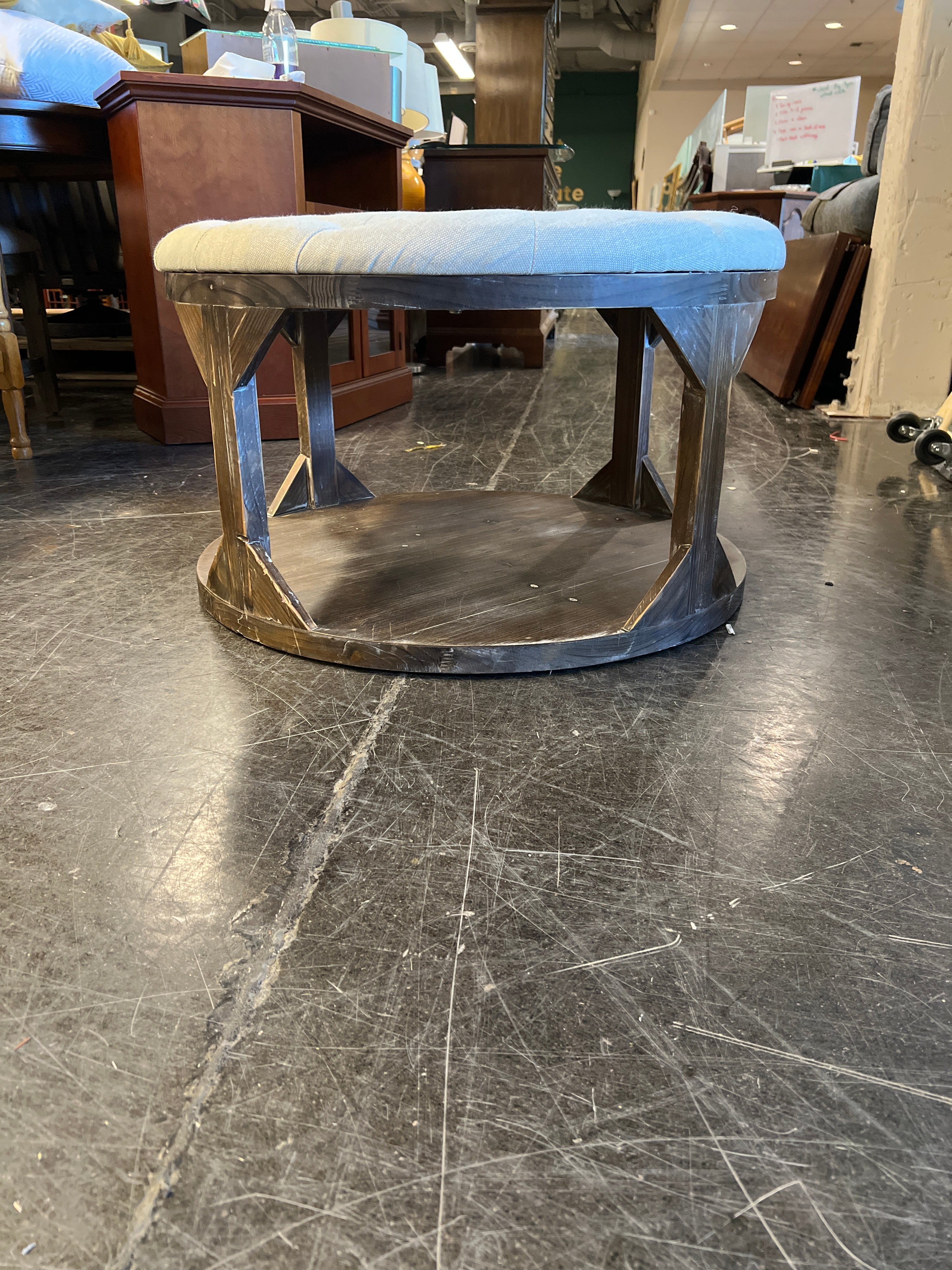Spinning Round Ottoman