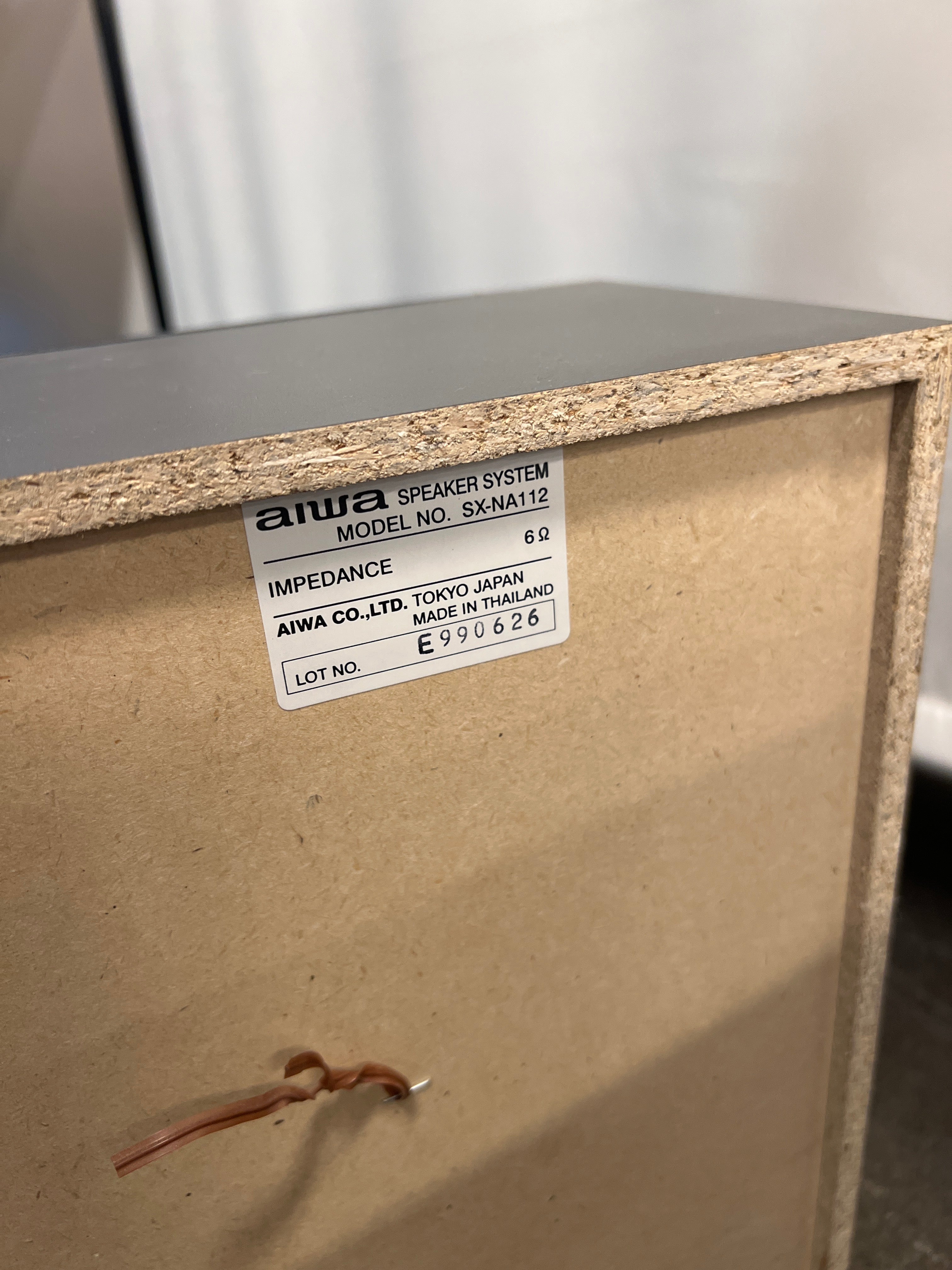Aiwa CX-NA111 Silver Stereo System with Speakers