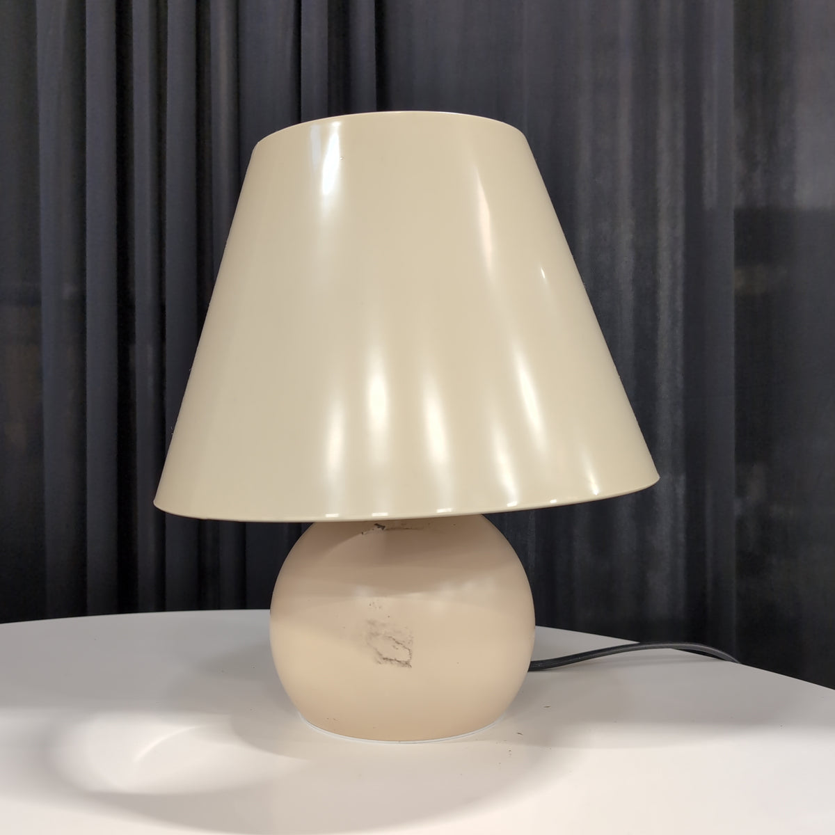 Cream Mushroom Style Ceramic Table Lamp