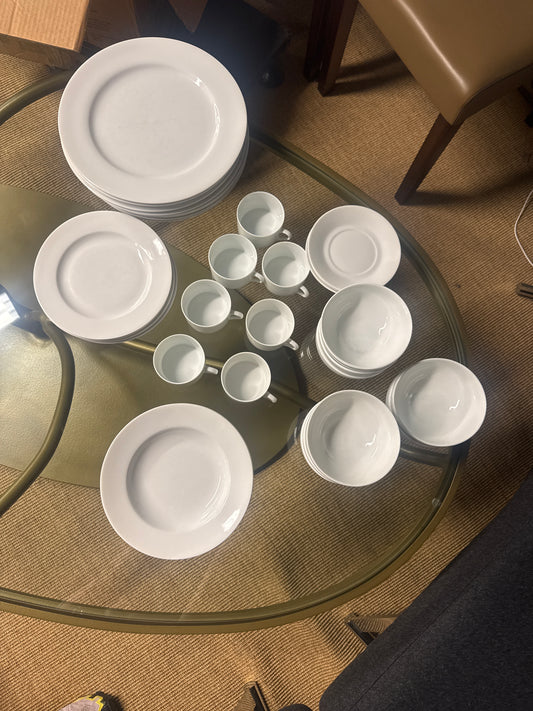 Apilco Tuilleries Porcelain Dinnerware Set, from Williams Sonoma