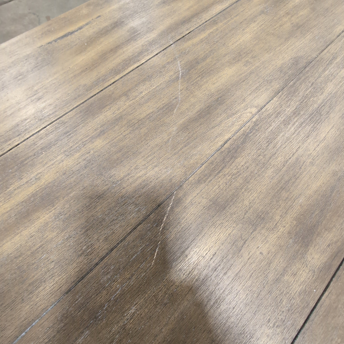 Farmhouse Style Wood Desk with Turned Legs