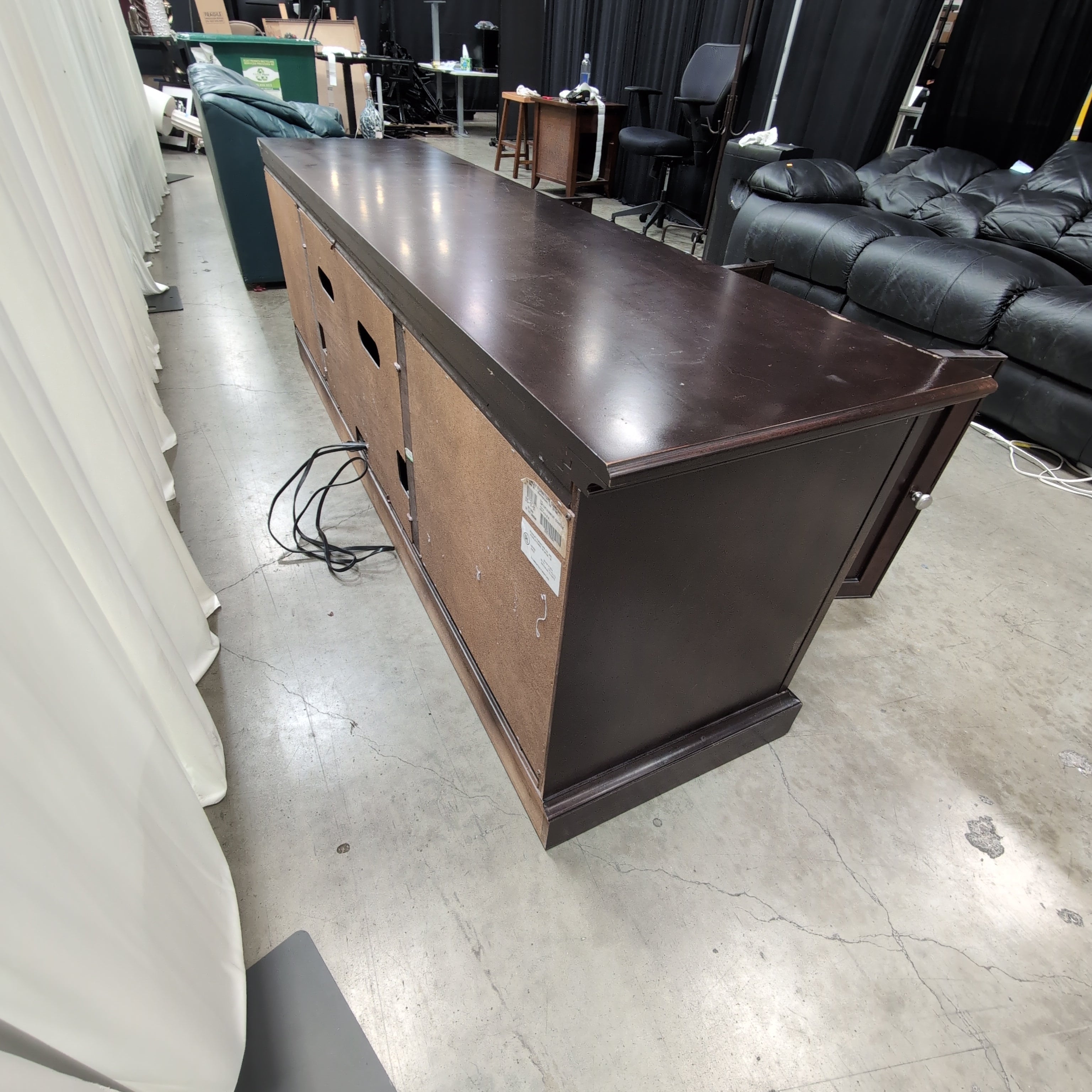 Ashley Furniture Dark Wood Large Tv Stand
