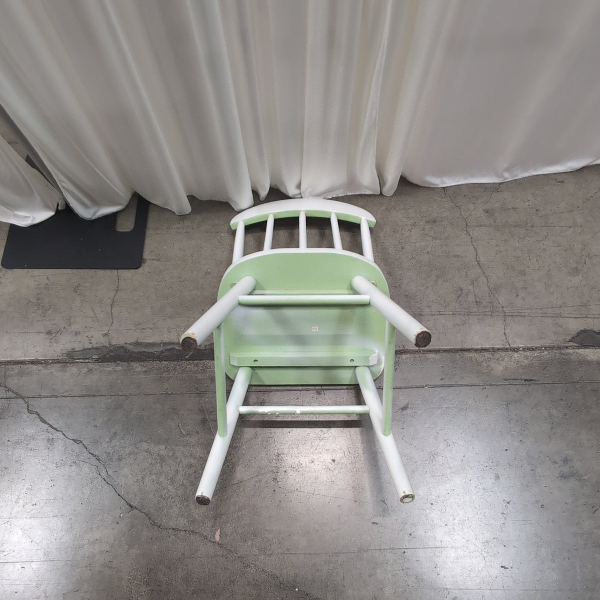 White Painted Spindle Back Chair