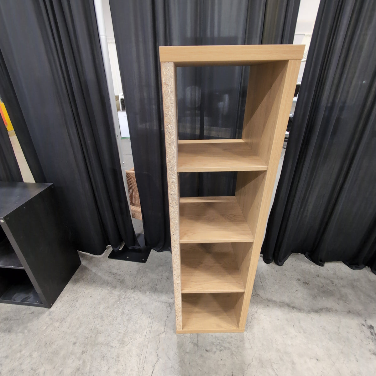 Light Brown Four-Tier Bookcase