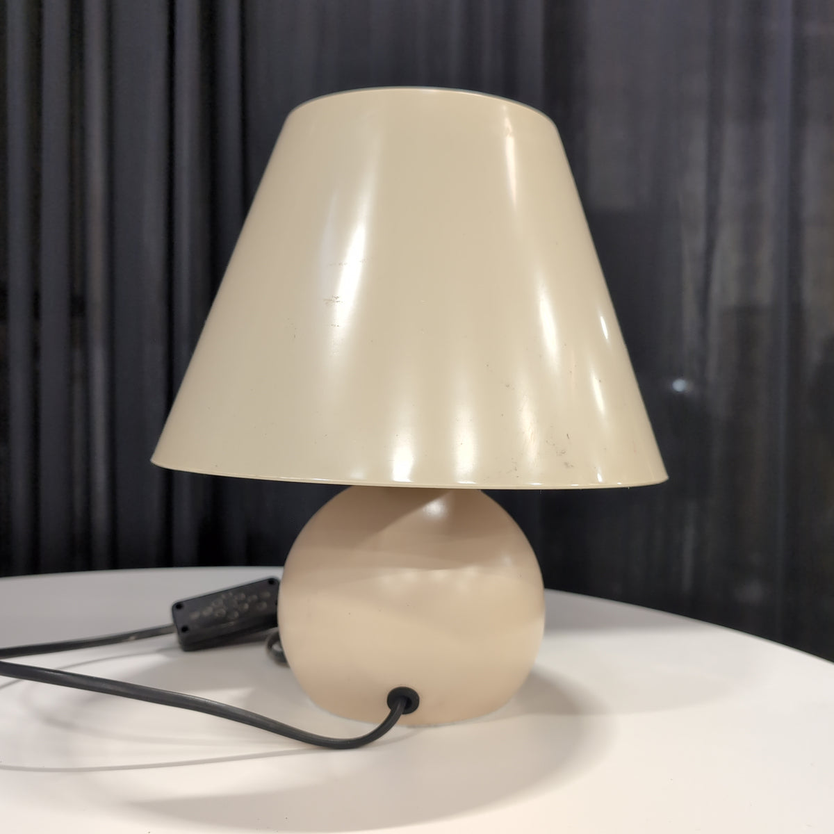 Cream Mushroom Style Ceramic Table Lamp