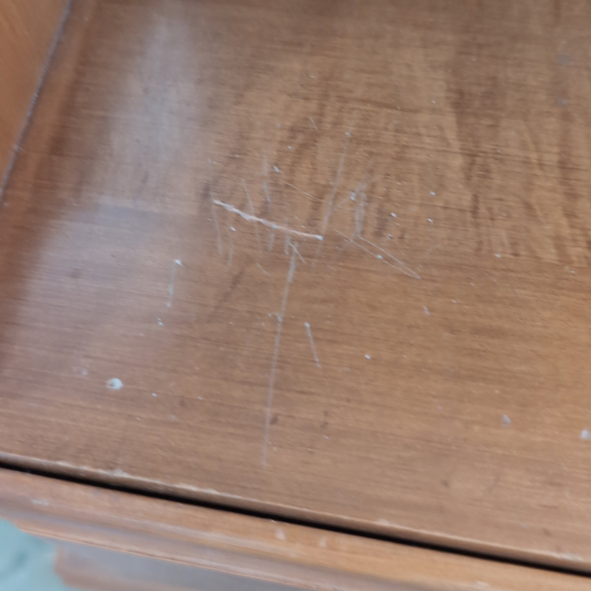 Traditional Wood One-Drawer Nightstand with Ornate Hardware