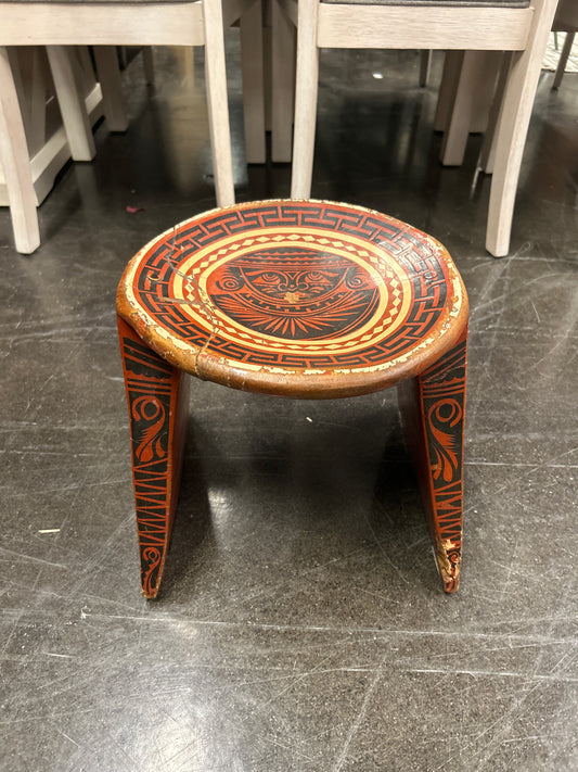 Aztec Inspired Design  Stool Plant Stand