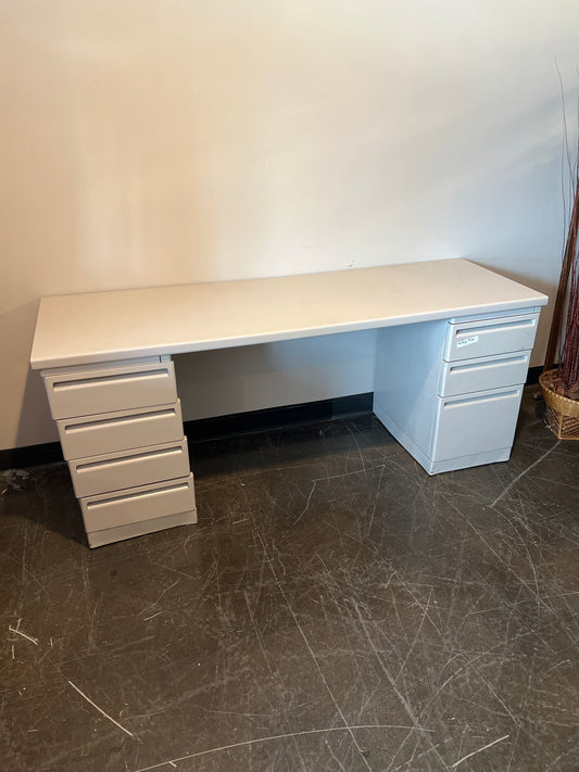 Haworth Double Pedestal Office Desk