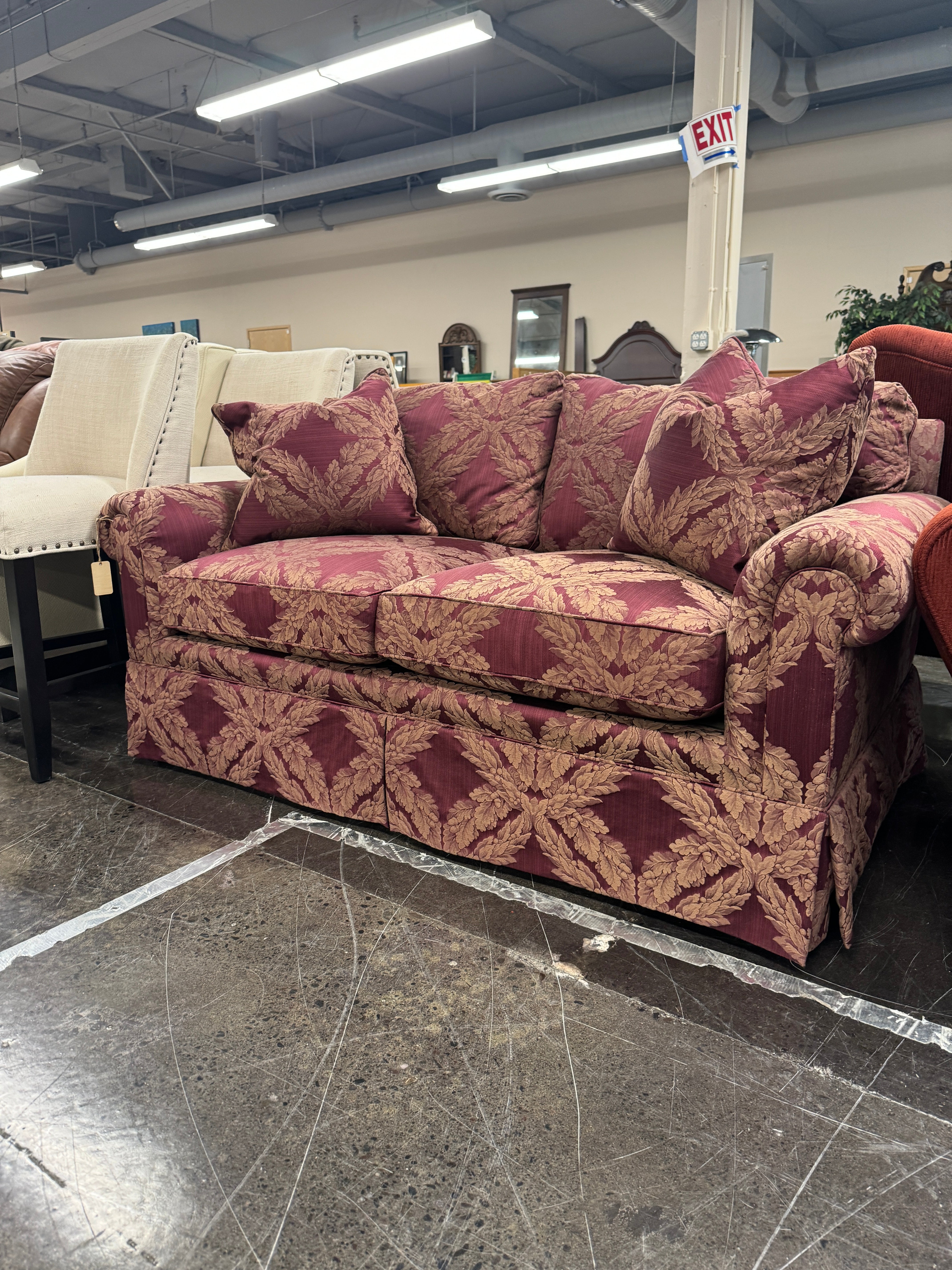 Valley Furniture Custom Jacquard Loveseat