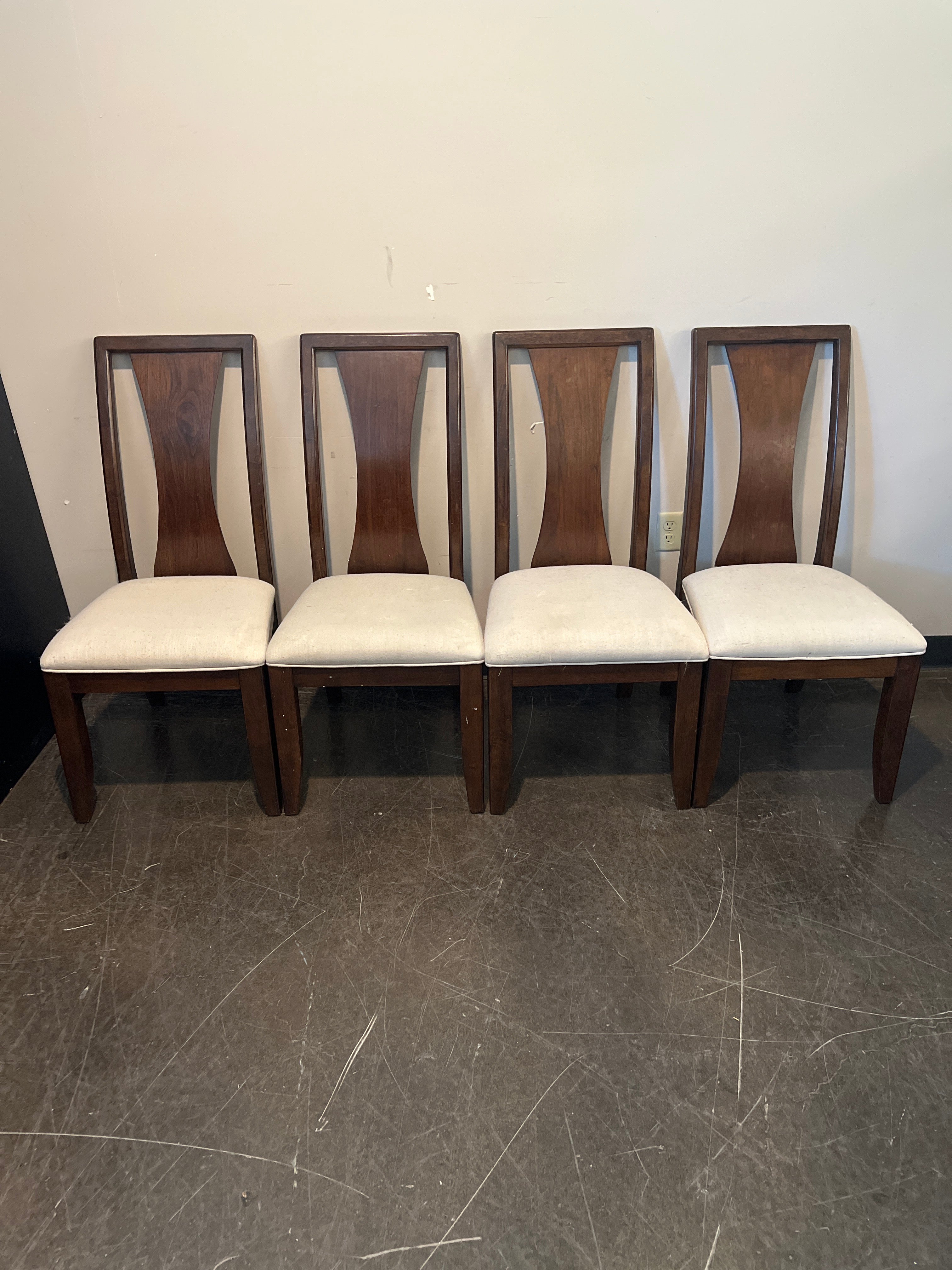 CORT Certified Wood Dining Chair with Upholstered Seat
