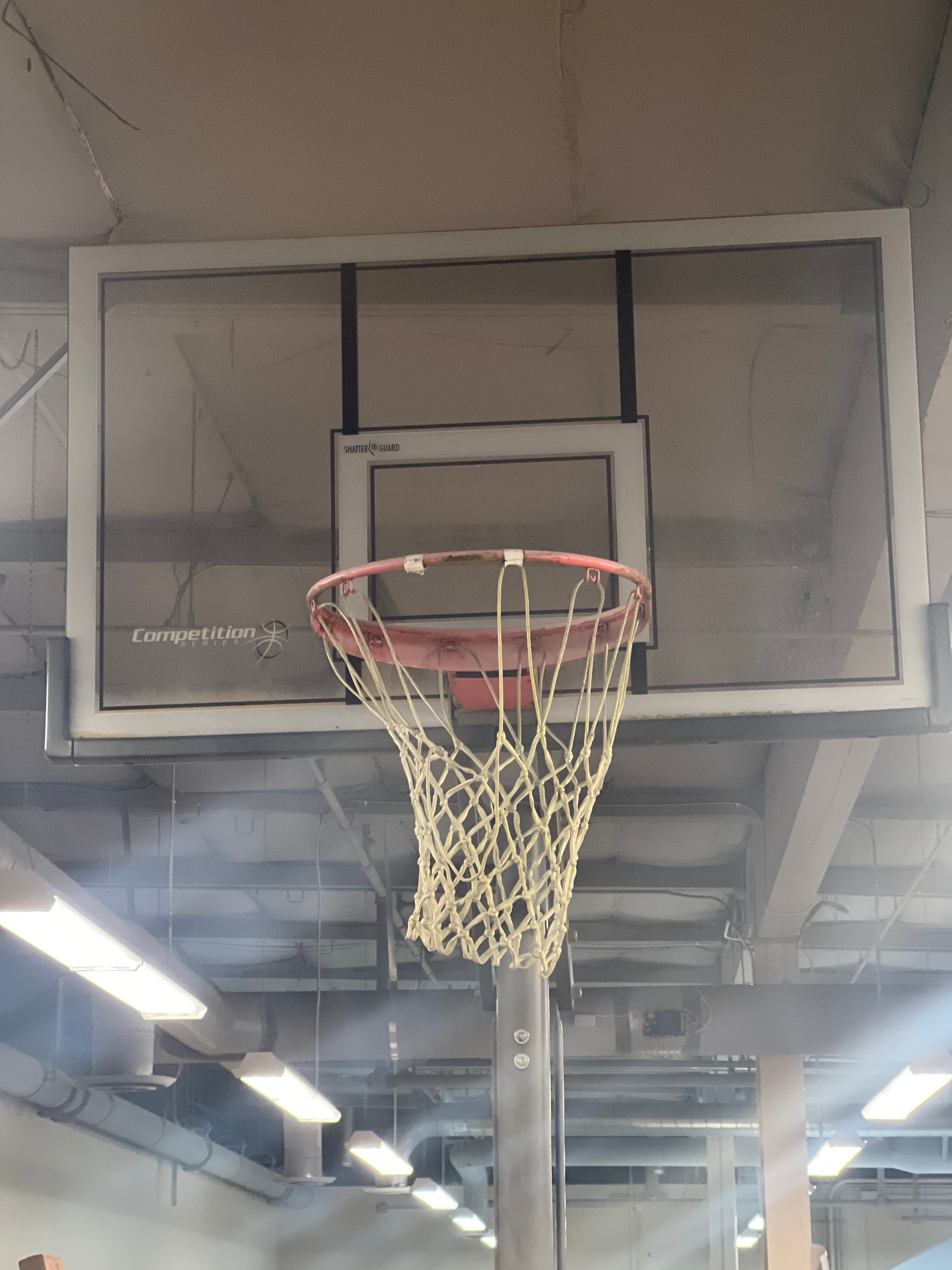Basketball hoop with stand