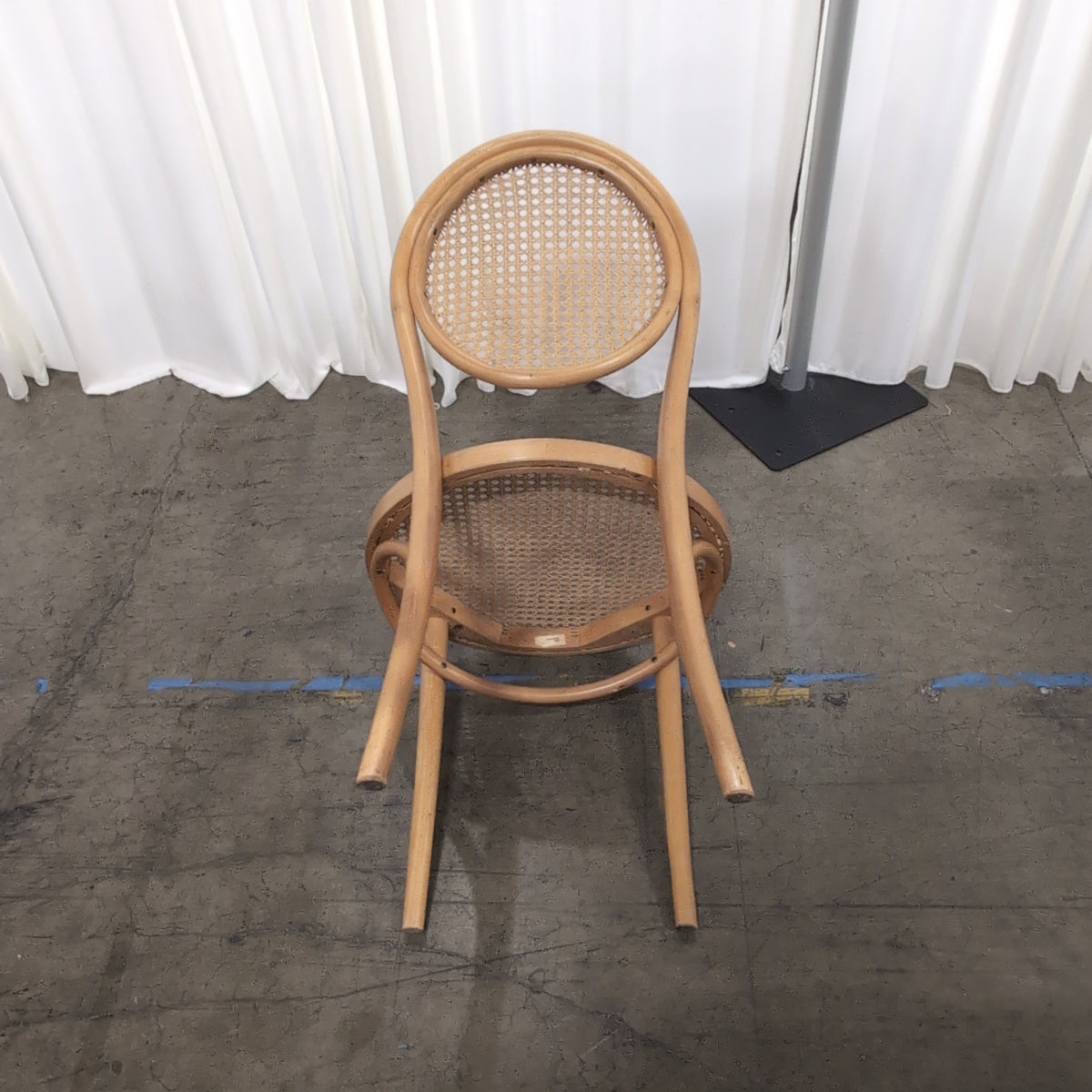 Natural Bentwood Cane Bistro Chair