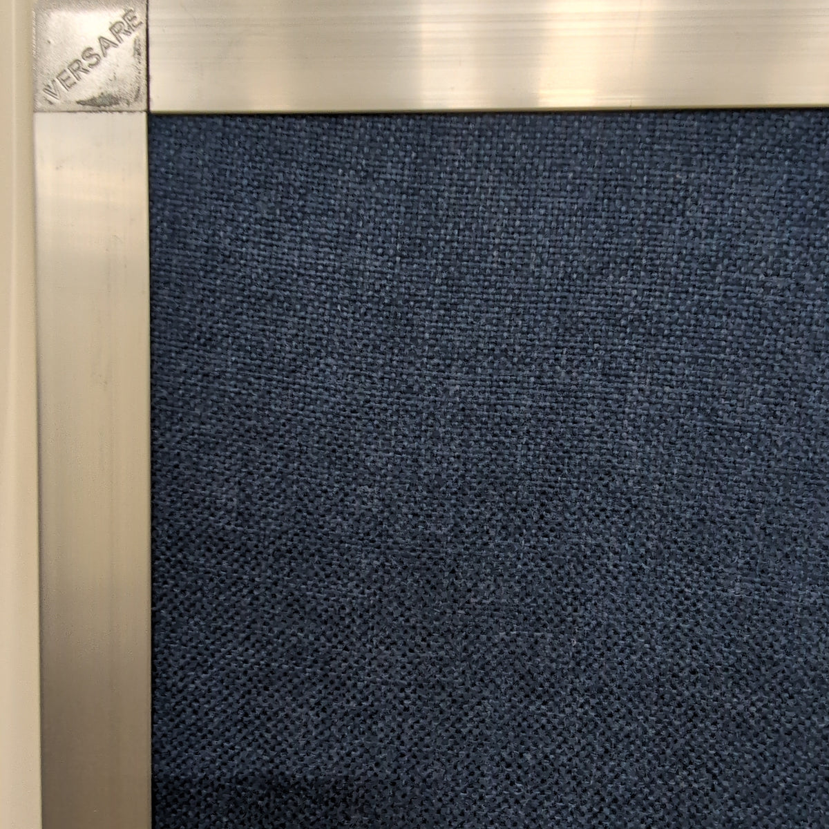 Blue Fabric Office Room Divider with Metal Frame