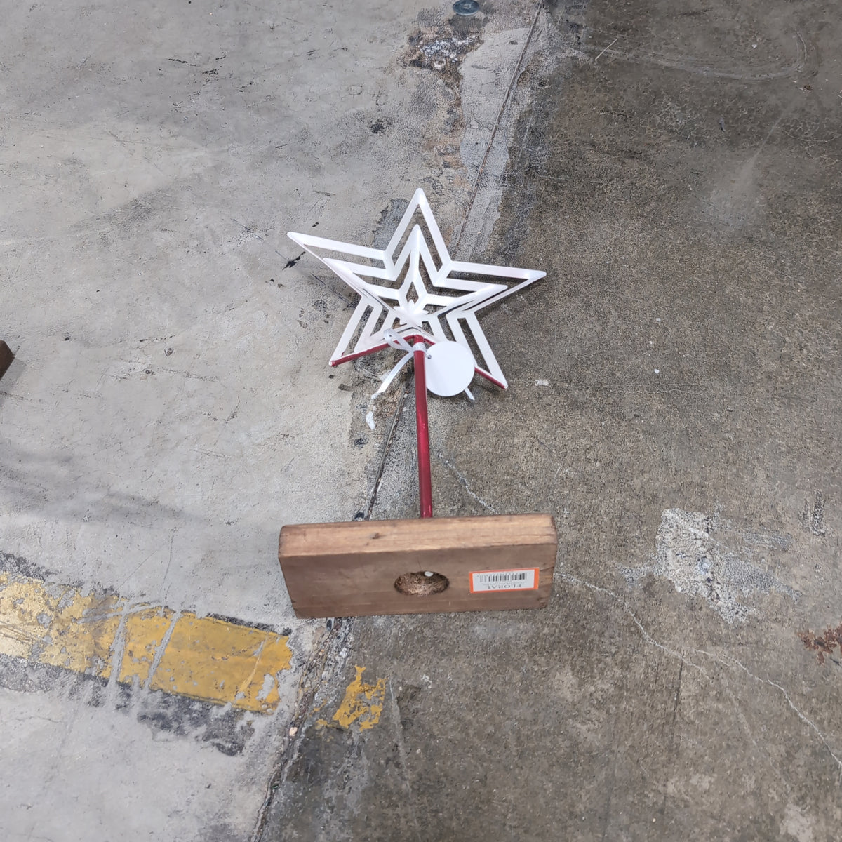 Overjoyed Boutique Patriotic Layered Decorative Star in Metal and Wood