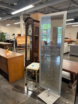 Silver Full Body Standing Mirror