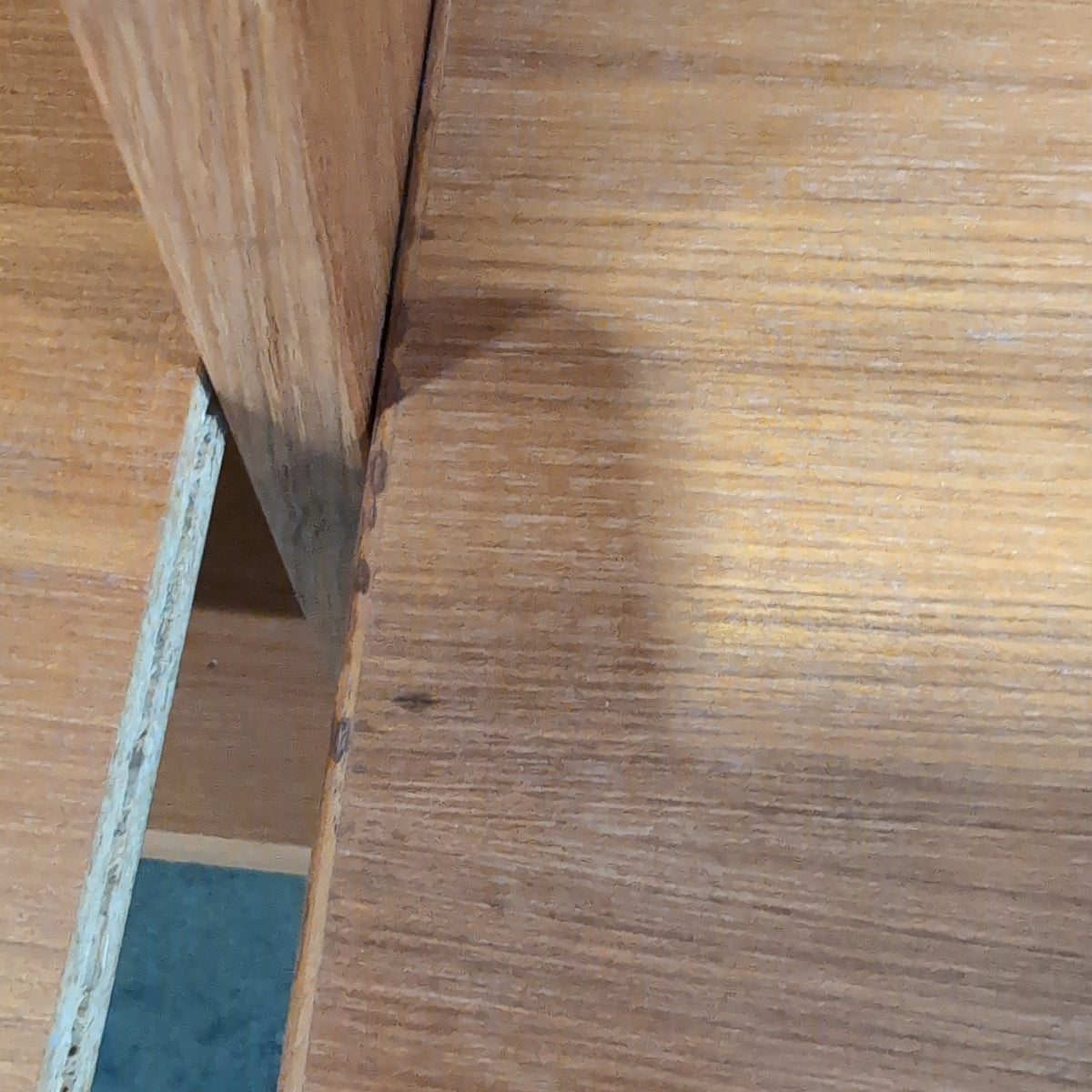 Simple Light Wood Open-Shelf TV Stand
