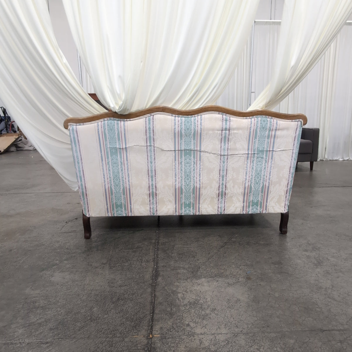 Cochrane Furniture-Oakbrook Furniture Traditional Upholstered Loveseat with Wood Frame