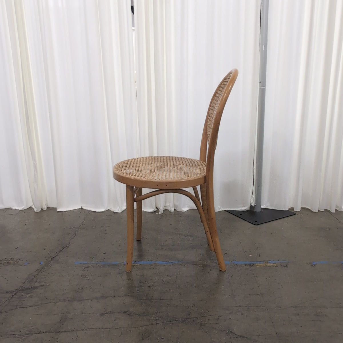 Natural Bentwood Cane Bistro Chair