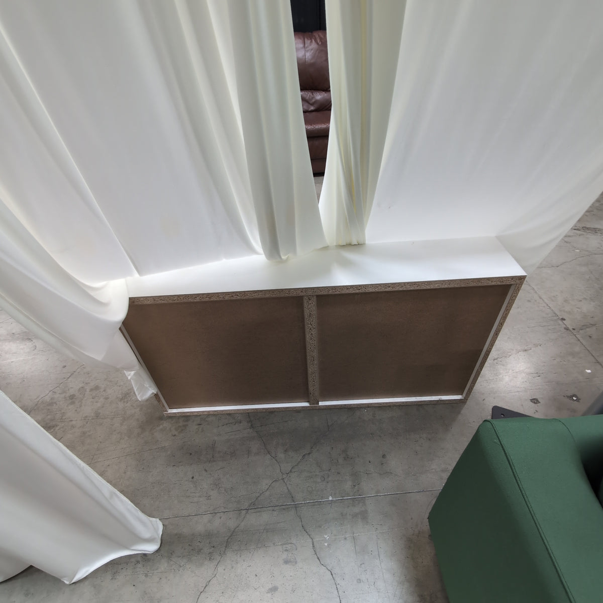 White Two-Section Adjustable Shelf Bookcase