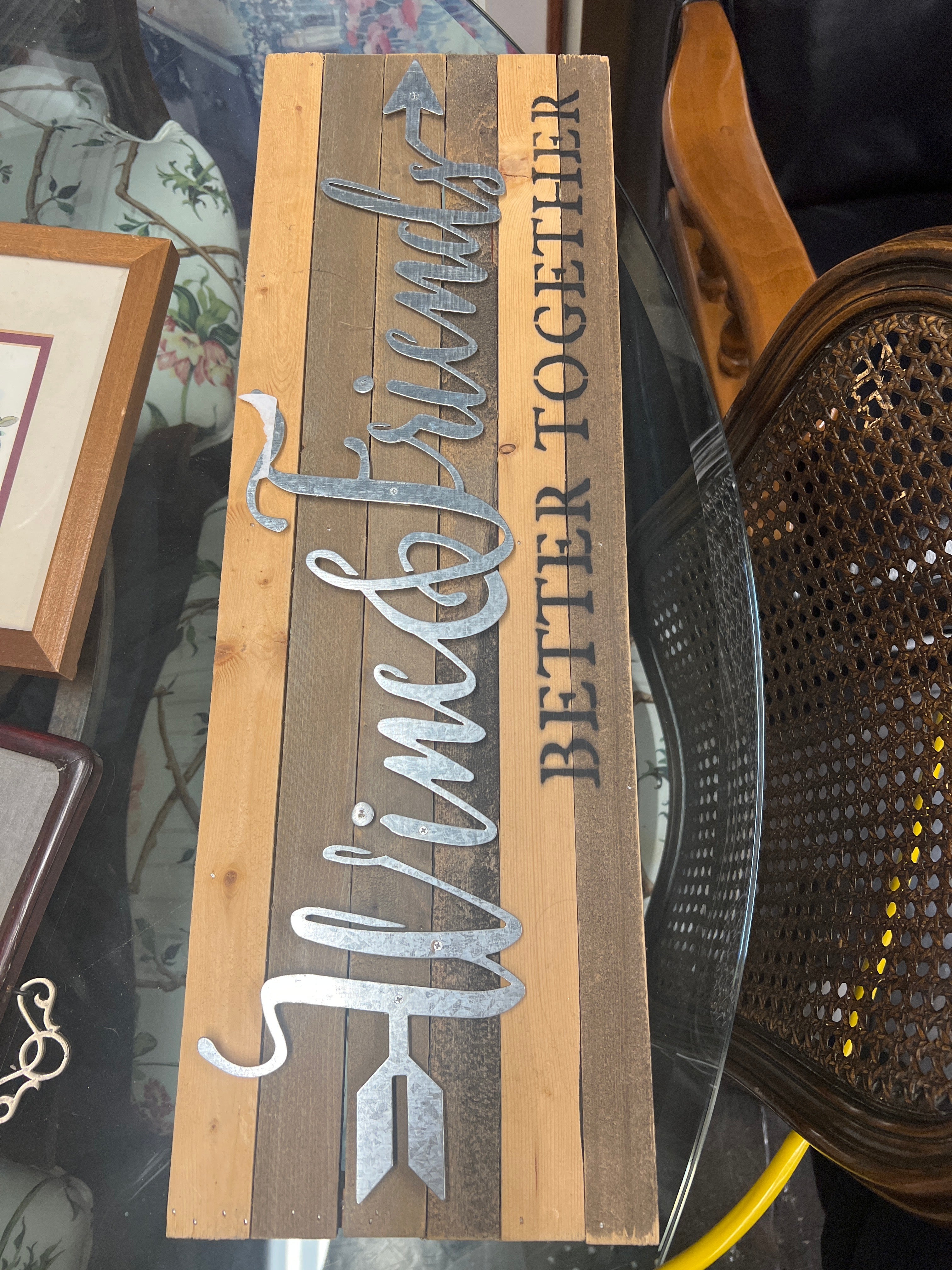 Wine and Friends Sign