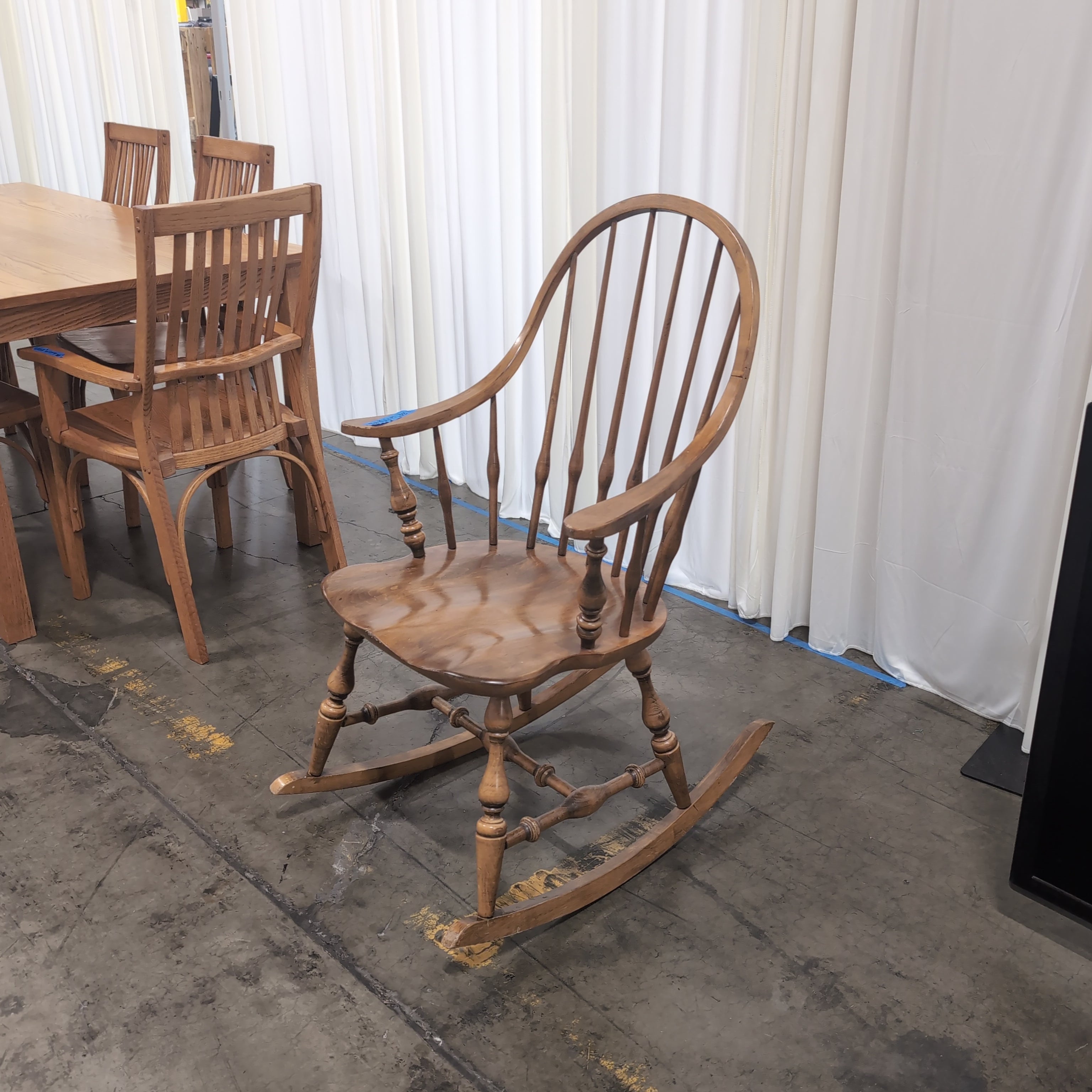 Ethan Allen Classic Windsor Style Wood Rocking Chair