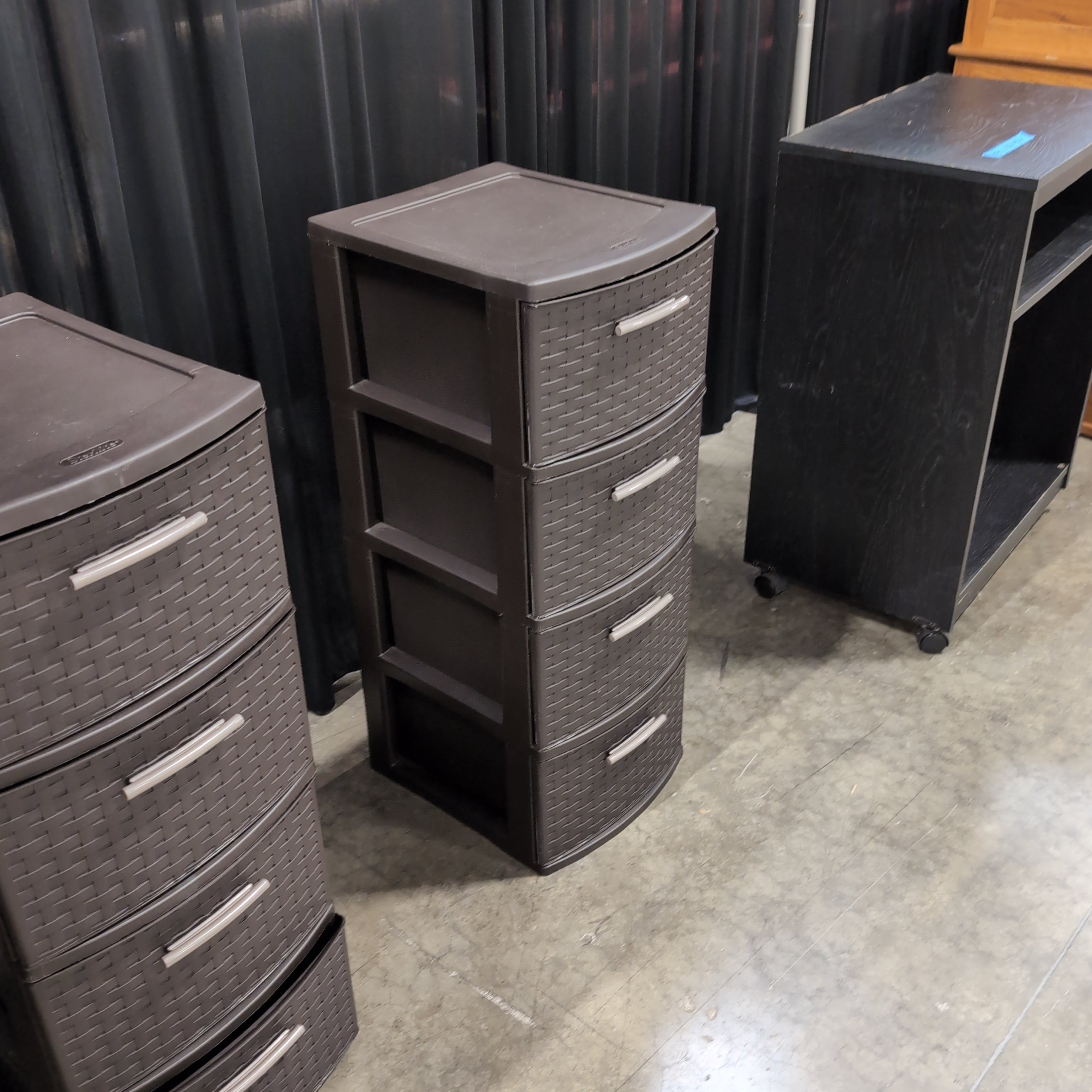 Sterilite Brown Woven Plastic Storage Drawers