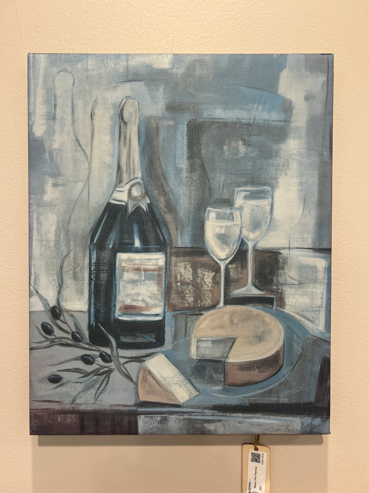 Wine & Cheese Painting