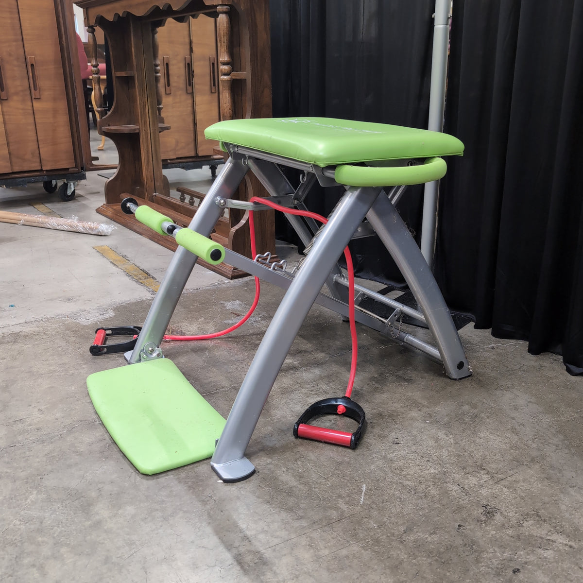 Pilates Pro Chair by Life's A Beach, Inc. with Resistance Bands
